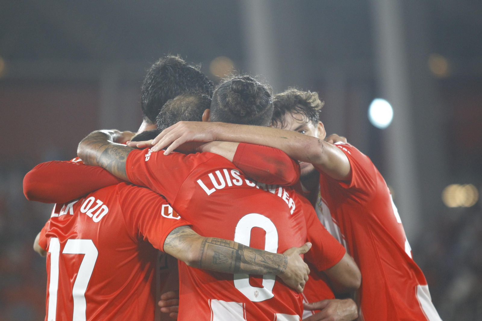 Las mejores imágenes del partido de fútbol U.D. Almería-Córdoba C.F.