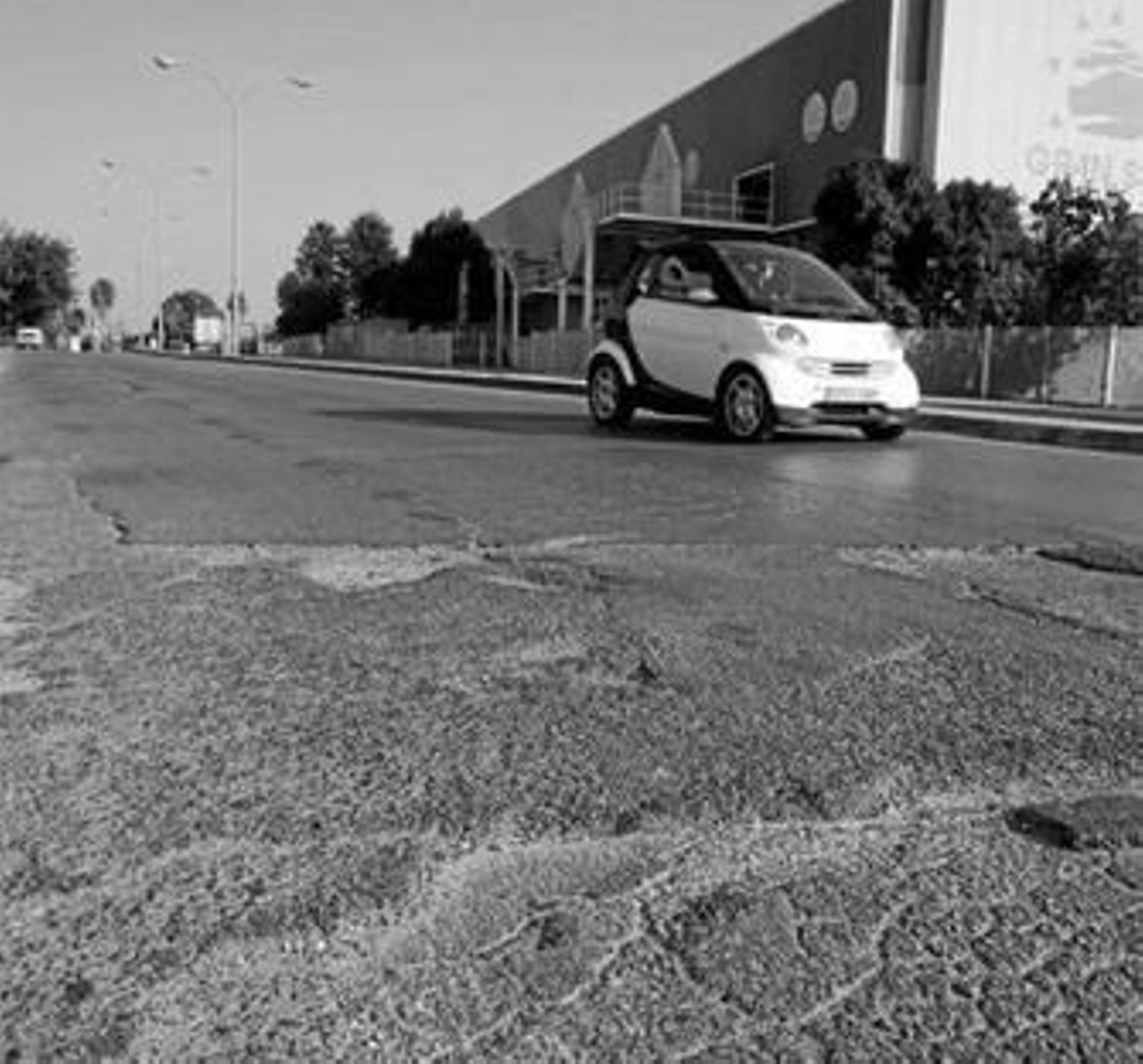 Imagen de la avenida de las Industrias, donde tuvo lugar el suceso.