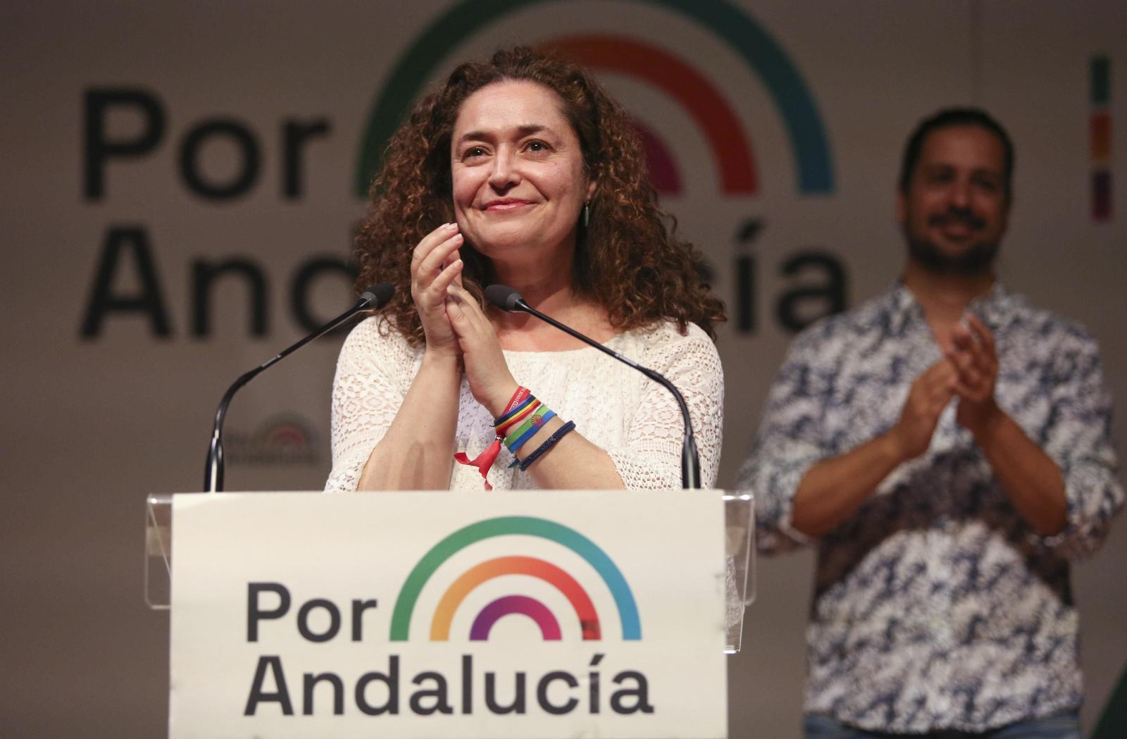 El mitin de Por Andalucía este domingo en Málaga, en fotos