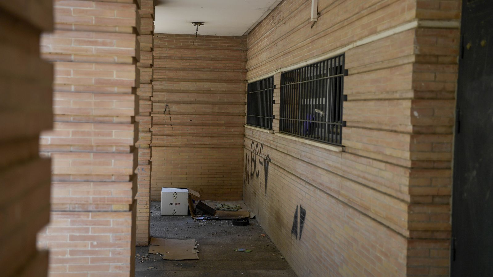 Suciedad en la zona donde se encuentra asentado el masái.