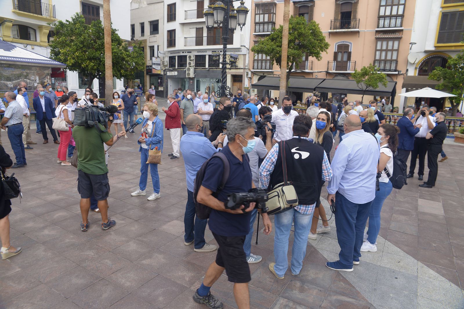 Fotos de la concentración contra el narcotráfico en Algeciras.
