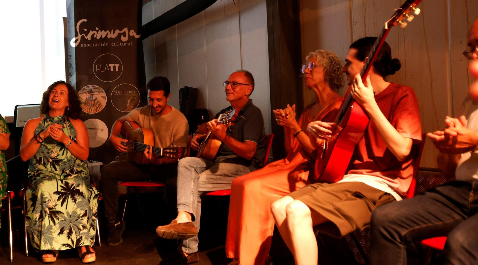 Noche flamenca en Alcultura, en 2024.