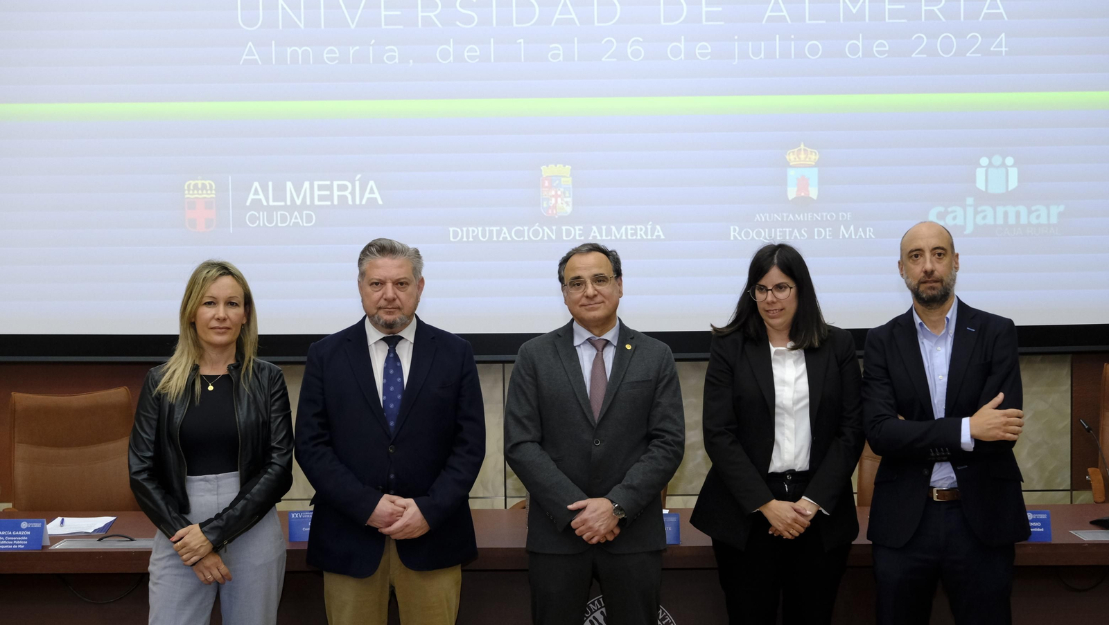 Imágenes de la presentación de los XXV Cursos de Verano de la UAL