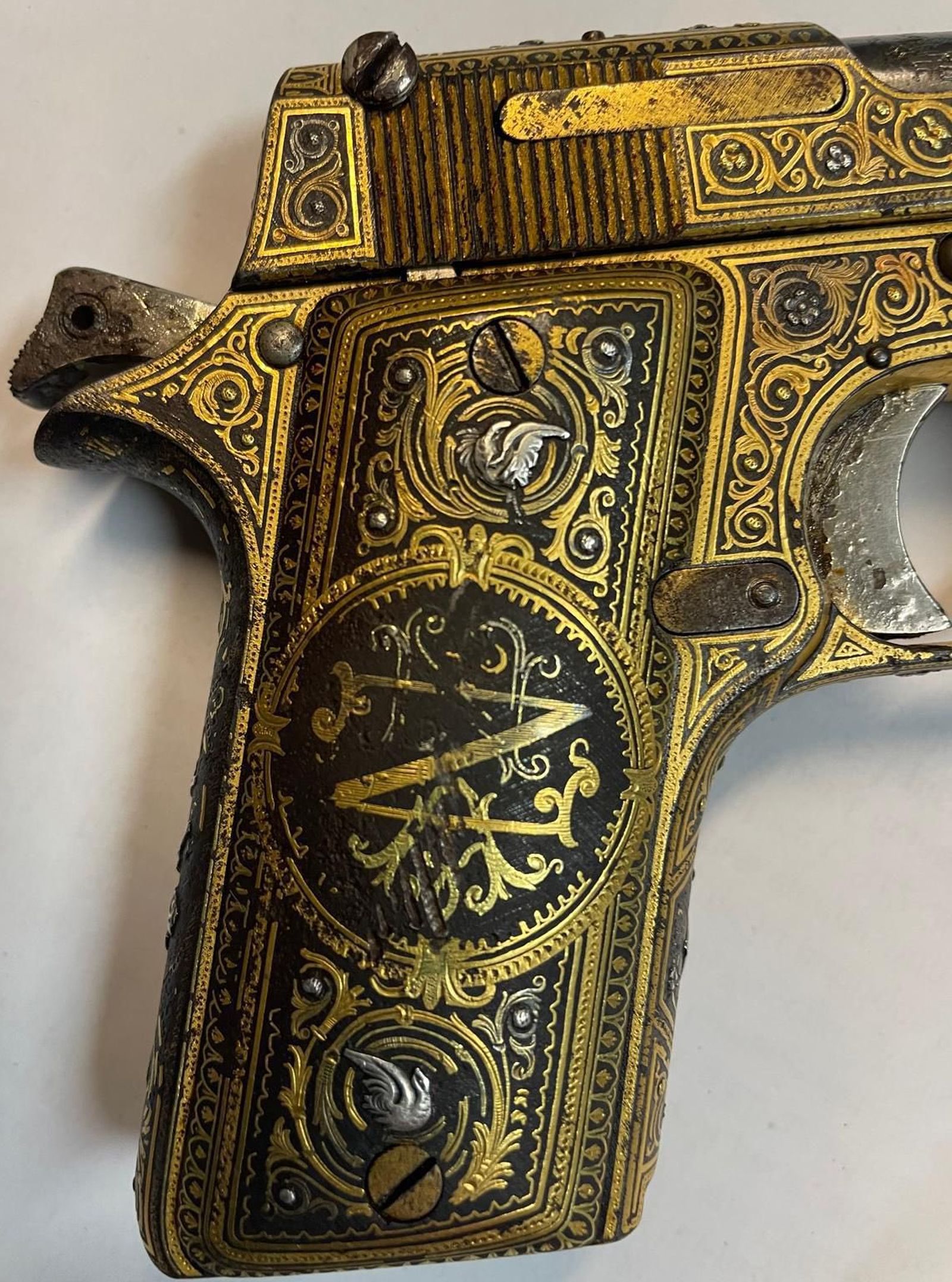 Detalle de la pistola