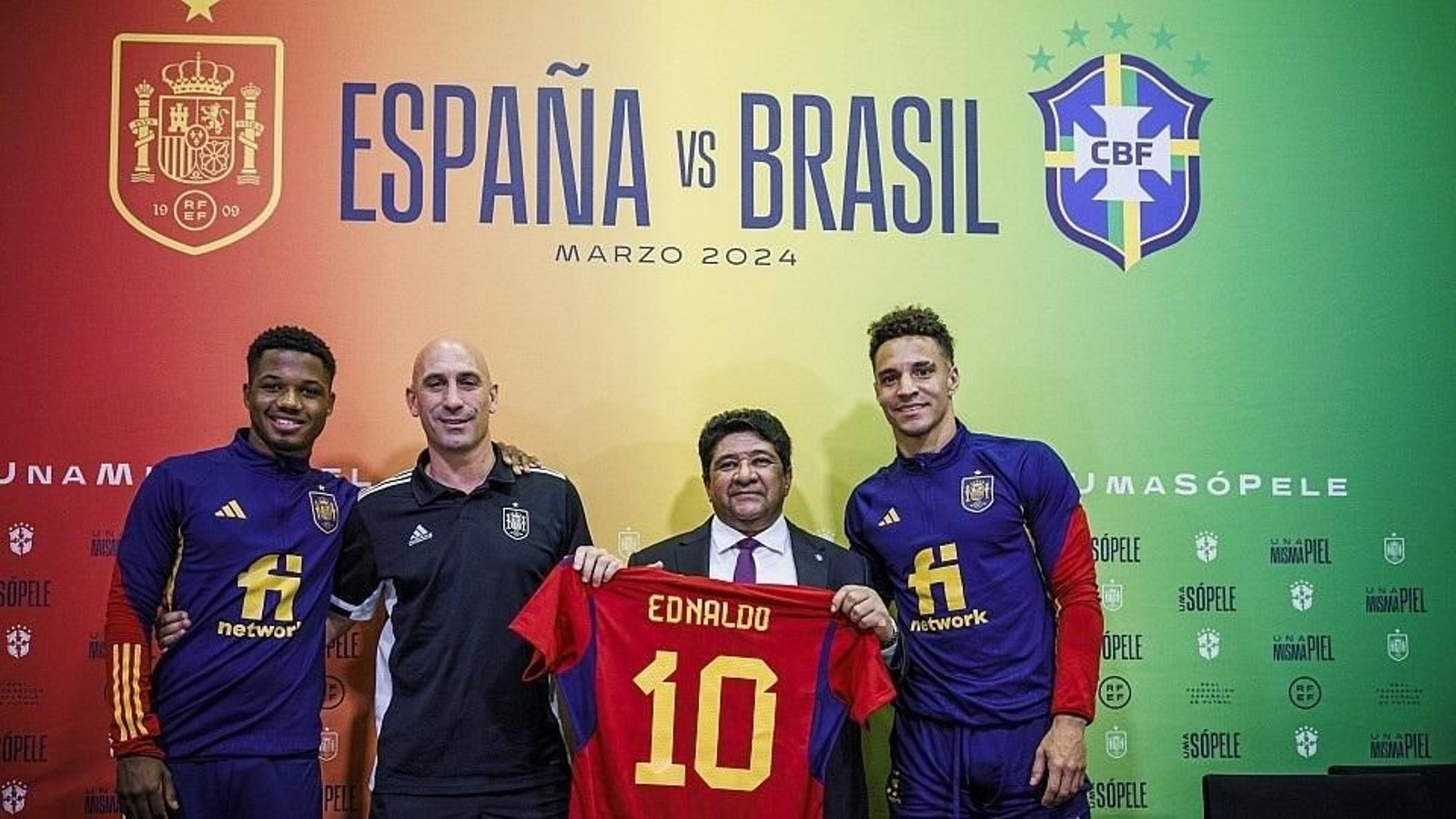 Rodrigo Moreno, en la reciente presentación del amistoso España-Brasil.