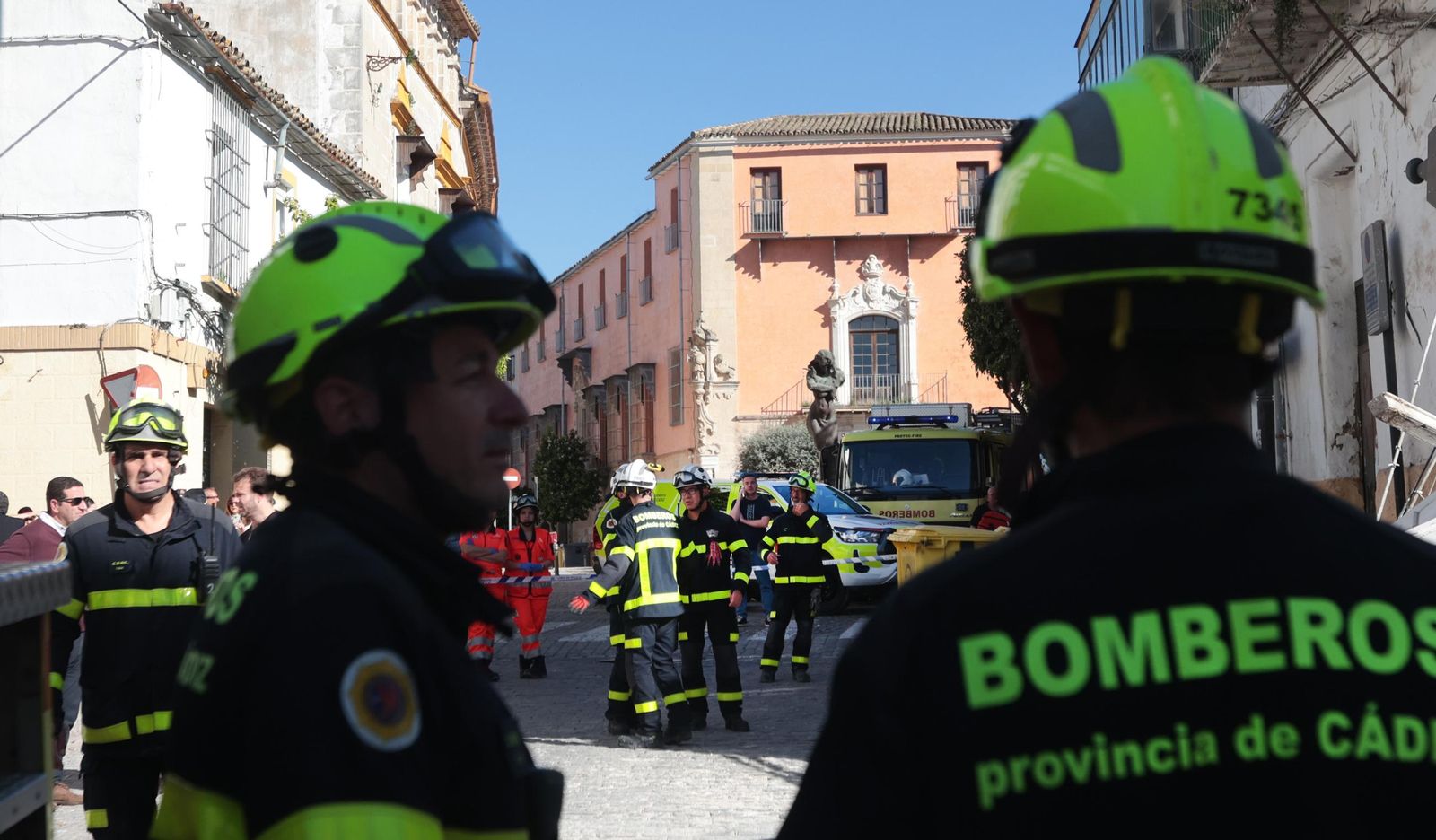 Derrumbe en Jerez de una casa en el barrio de San Miguel