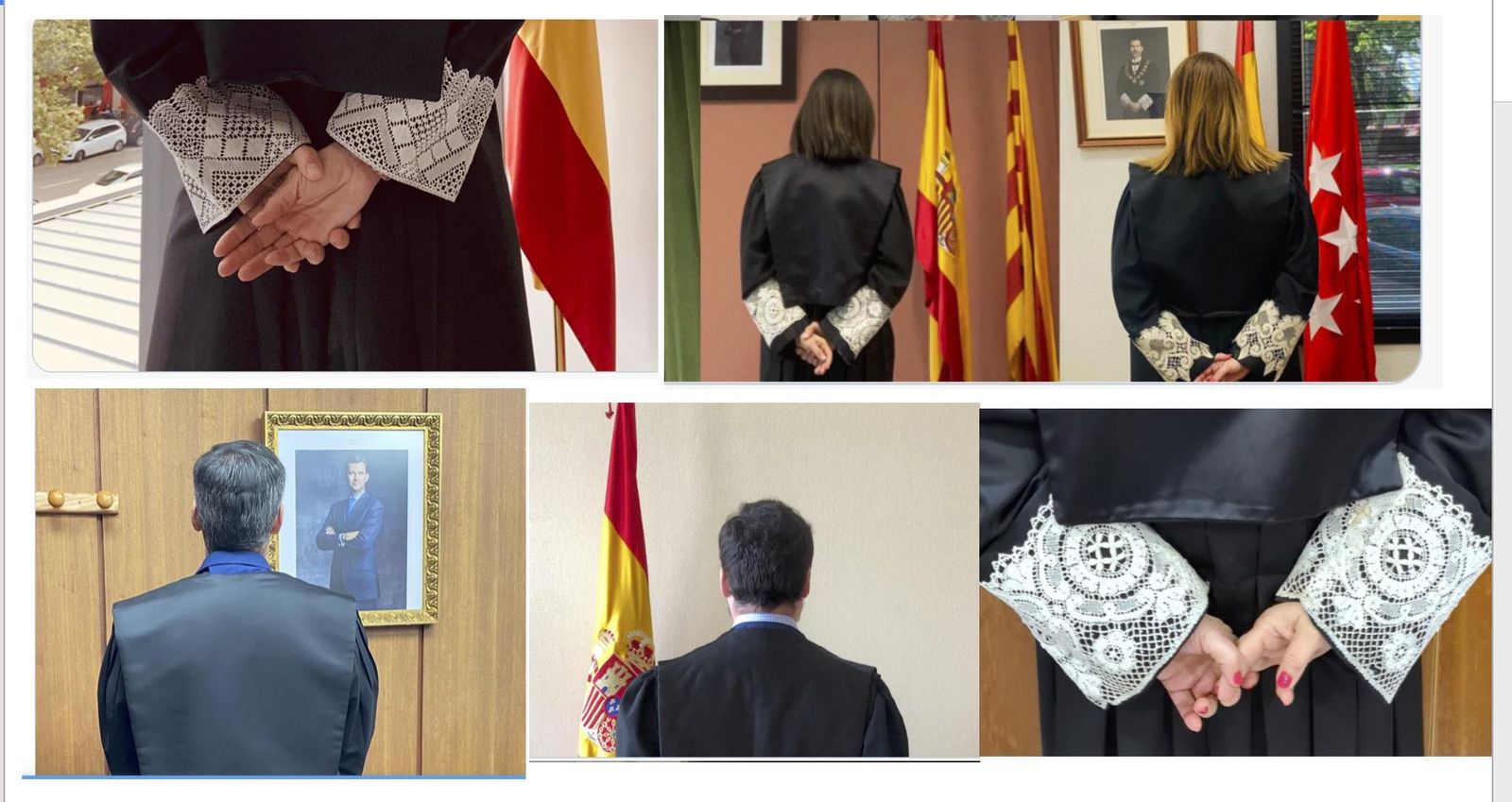 Algunas de las fotografías subidas a las redes sociales