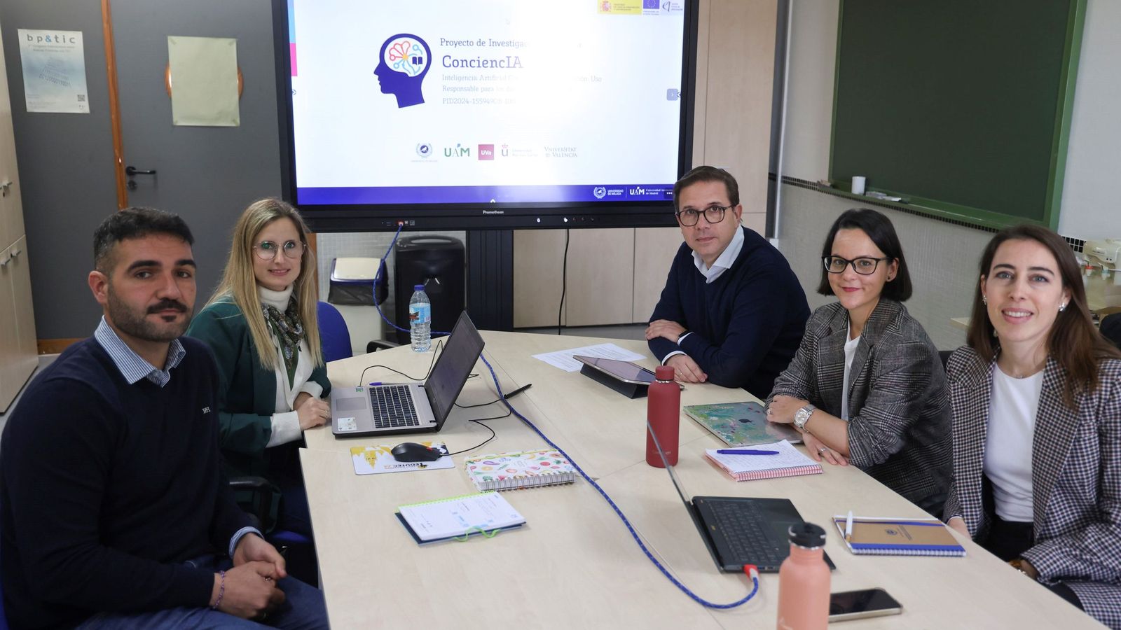 Investigadores del proyecto ConciencIA de la Universidad de Málaga