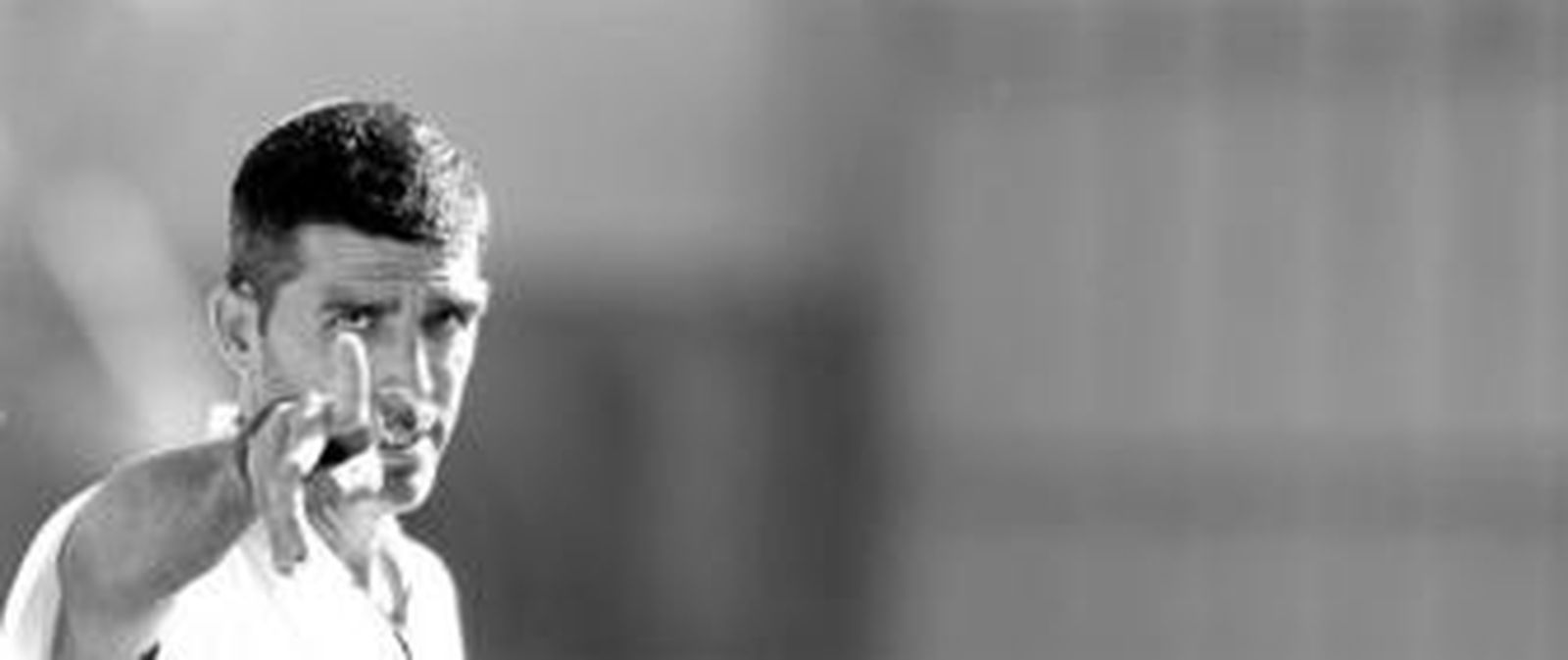 Muñiz ordena una acción en un entrenamiento de esta temporada.