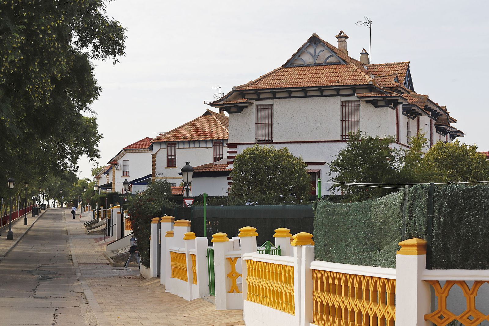 Algunas de las casas del Barrio Obrero.