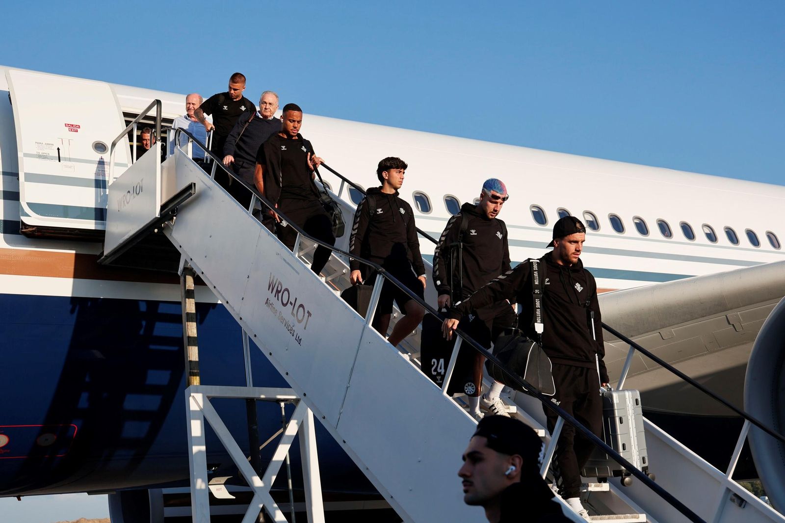 Las fotos del Betis en Breslavia