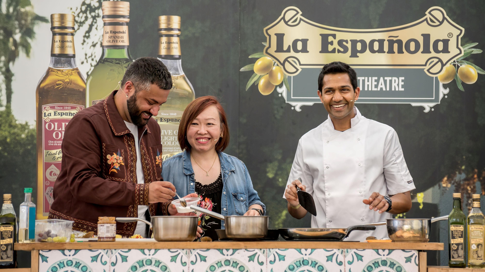 Una acción de promoción de La Española en Reino Unido.