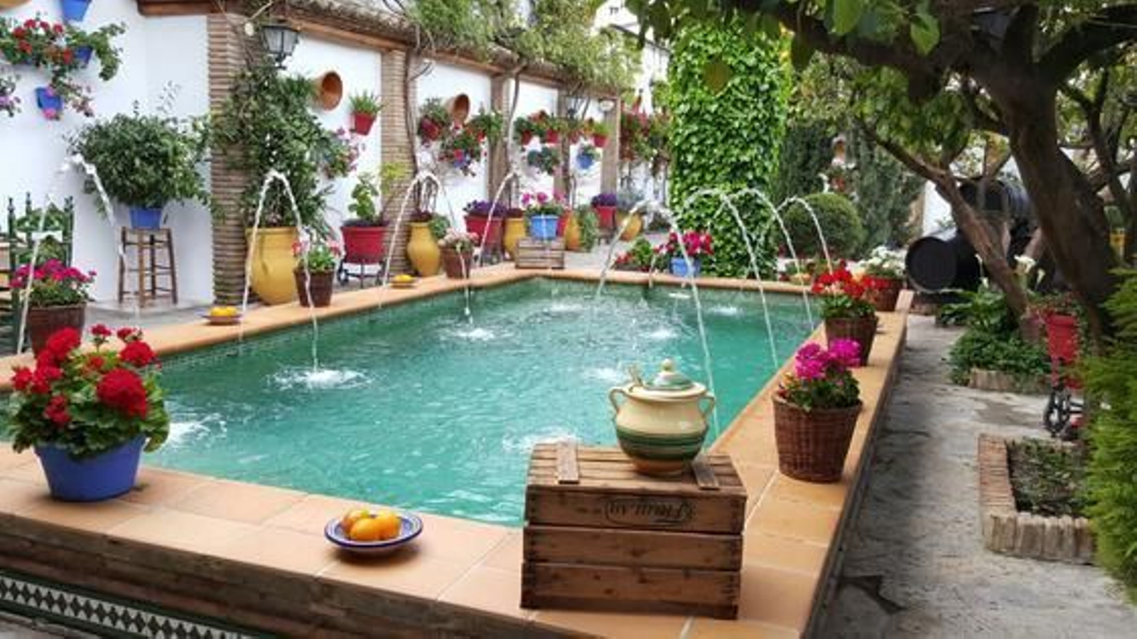 Patio de Rute, ganador del primer premio.