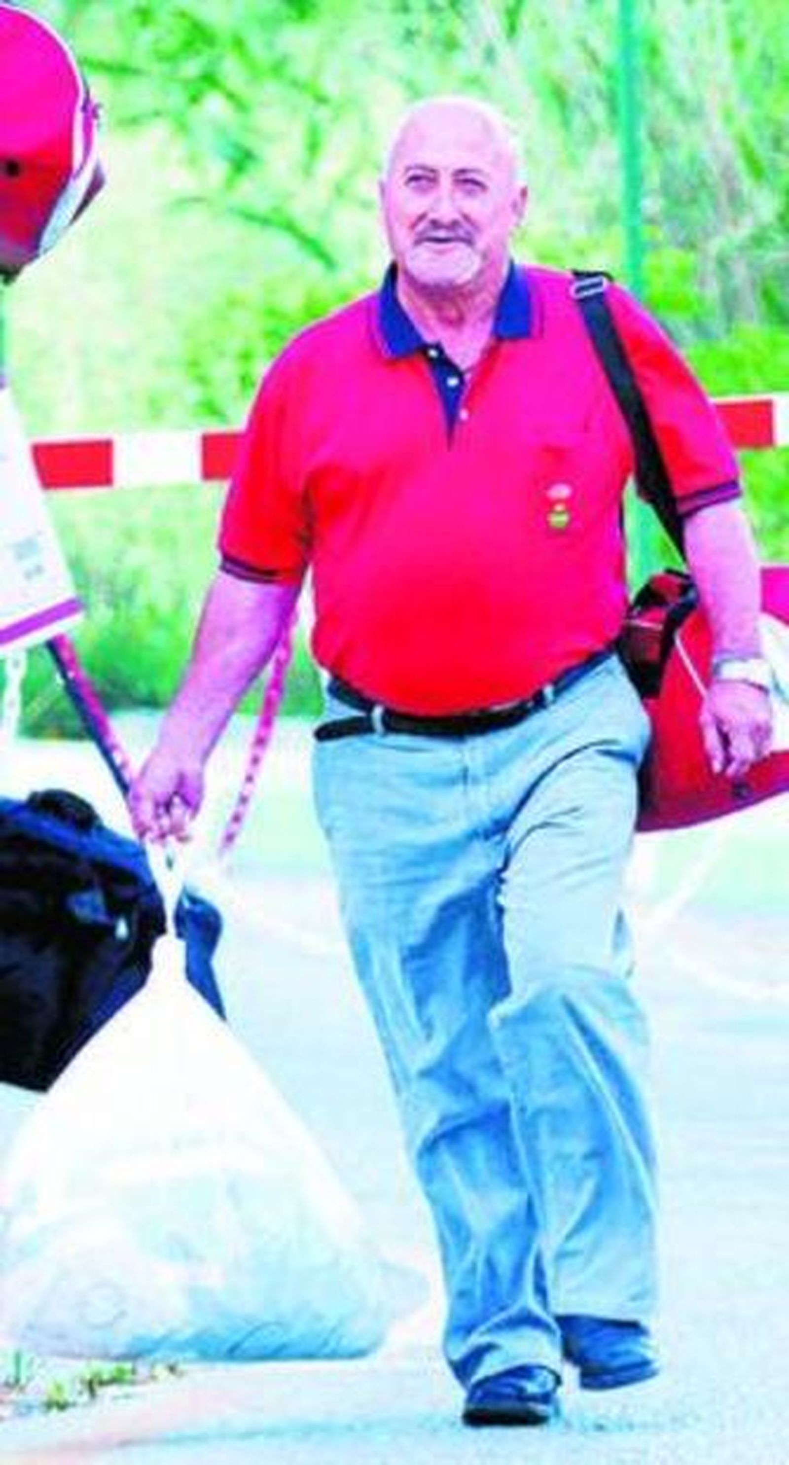 Martín Alba, el día que abandonó la cárcel.