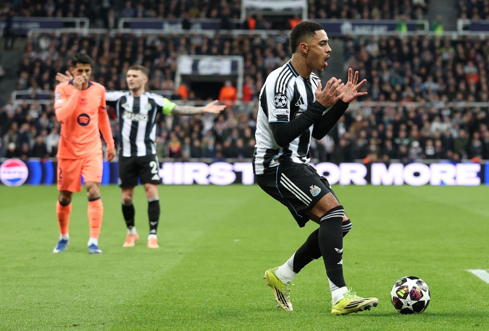 Las fotos del Newcastle-Barcelona