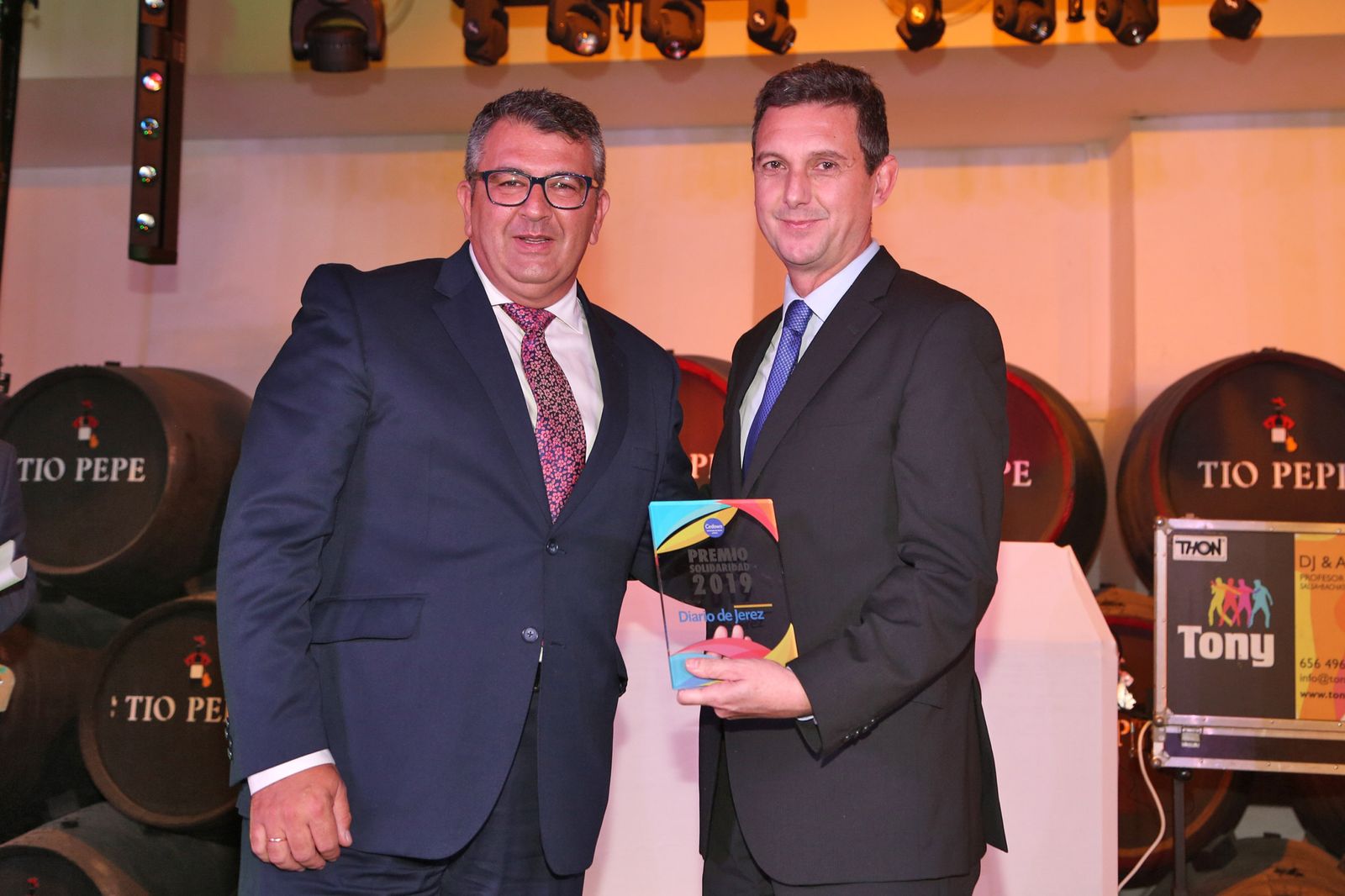 Imágenes de la cena Cedown y entrega de Premios Solidaridad 2019.