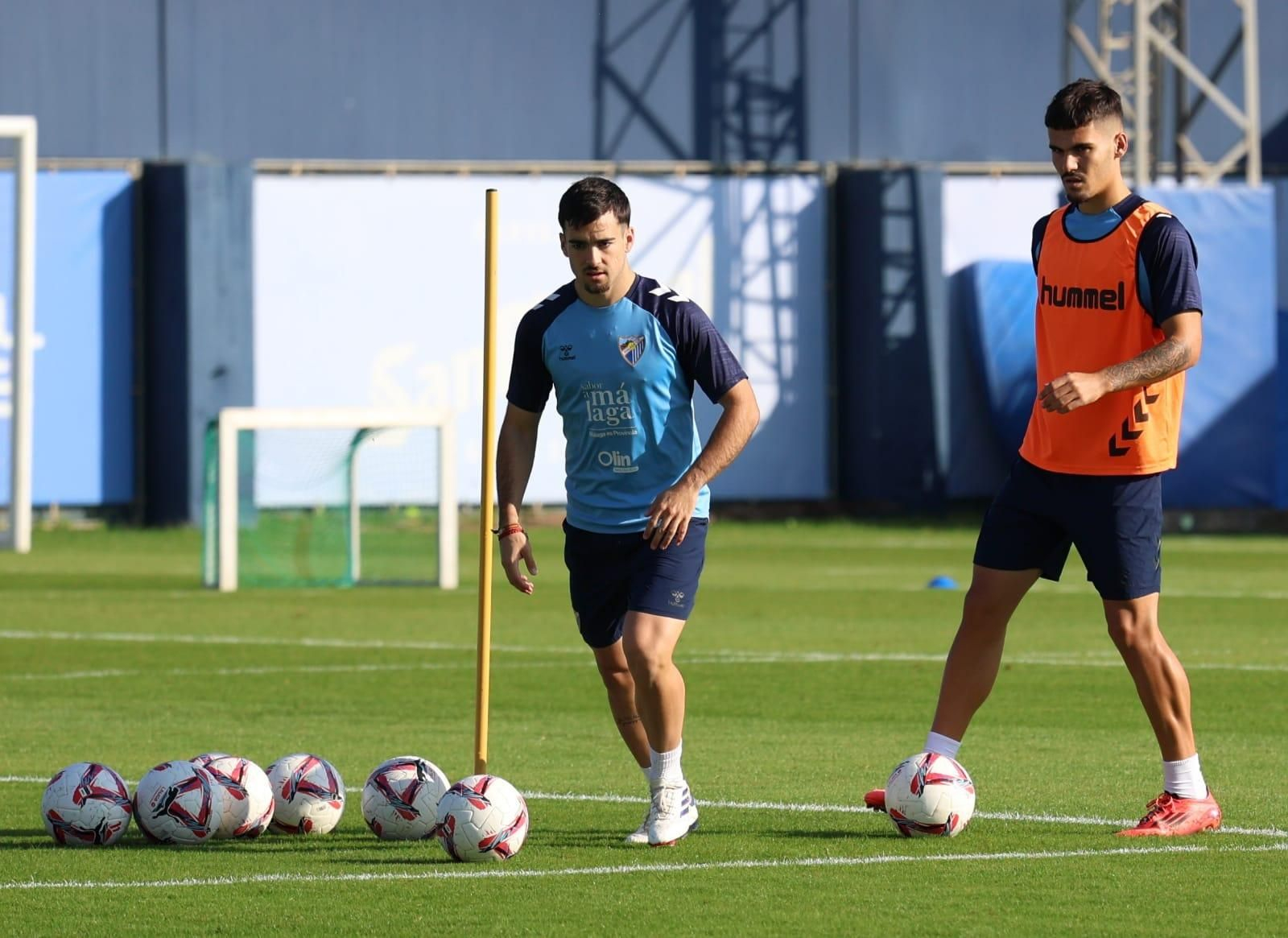 Entrenamiento Málaga CF: Ramón regresa en la primera sesión de la semana