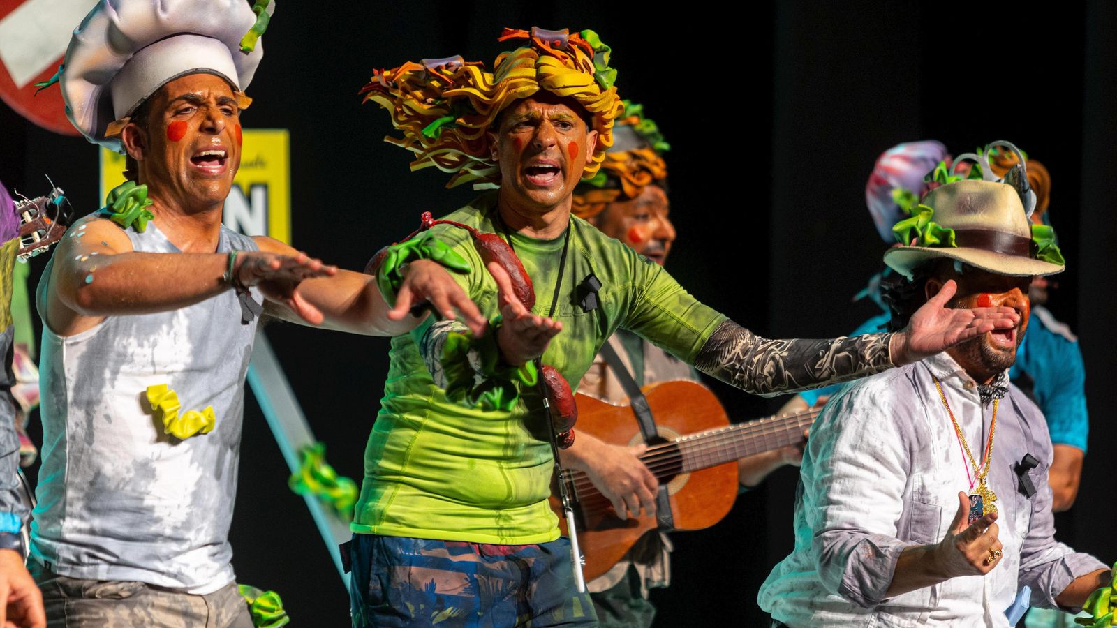 Un momento de la actuación.