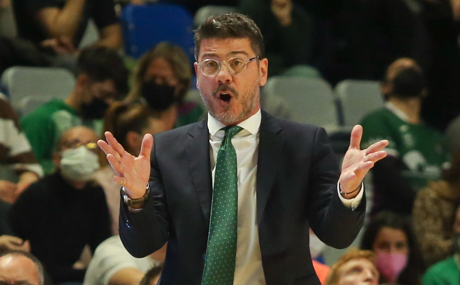 Fotis Katsikaris, en un momento en la banda del Carpena.