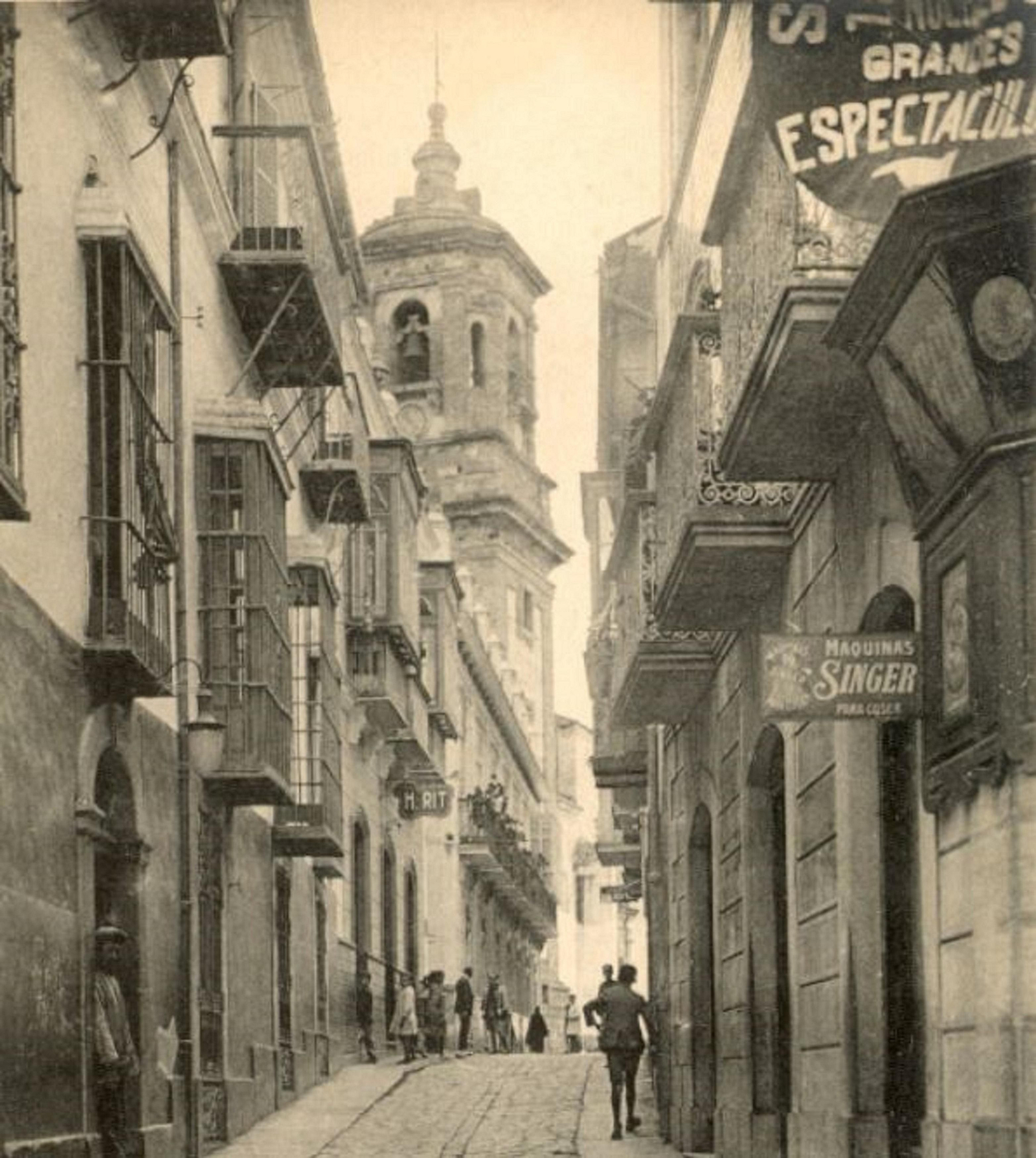 La calle San Pedro, testigo del incendio de 1905