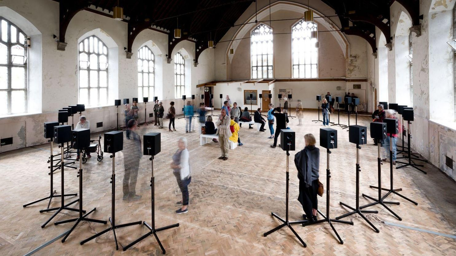 'Forty-Part Motet', instalación de Janet Cardiff en Richmond Chapel, Penzance, UK