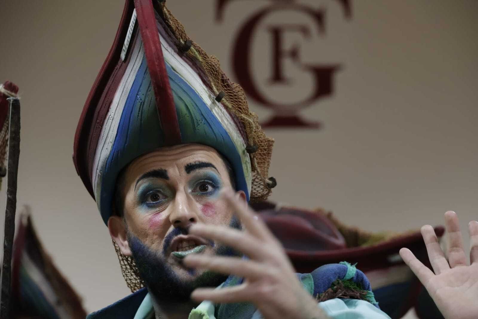 Comparsa 'Cádiz de mi alma' en camerinos