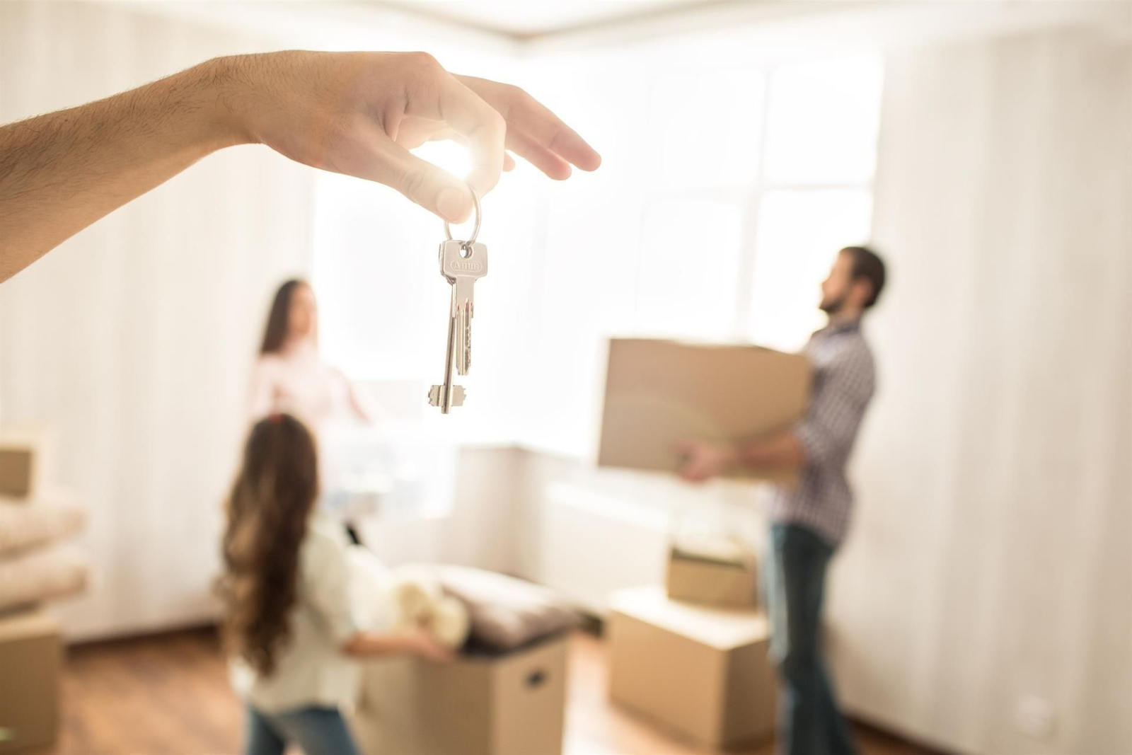 Llaves de una casa recién comprada.