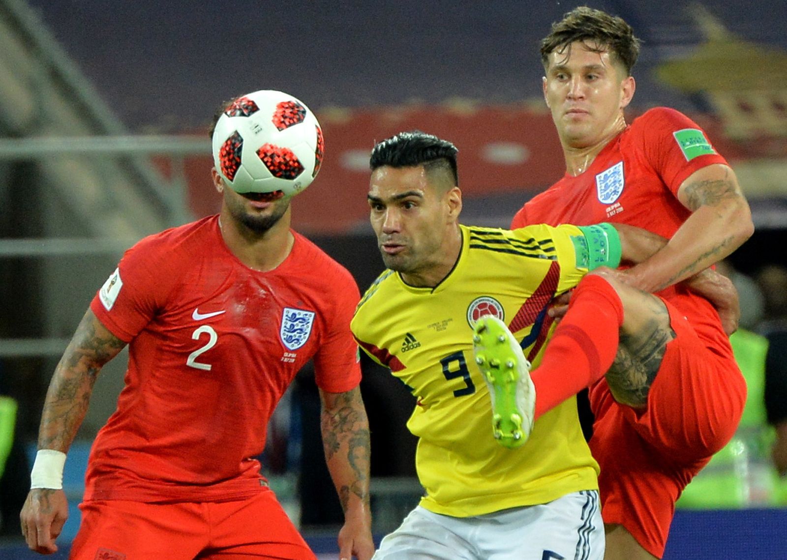 Las imágenes del Colombia-Inglaterra