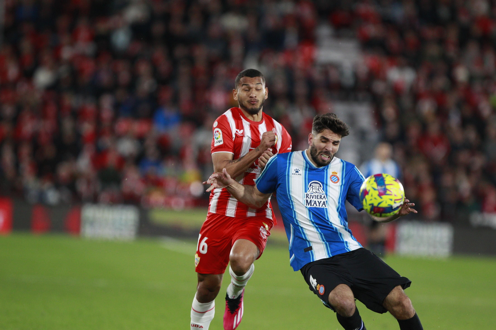 Imágenes del partido U.D. Almería-R.C.D. Espanyol
