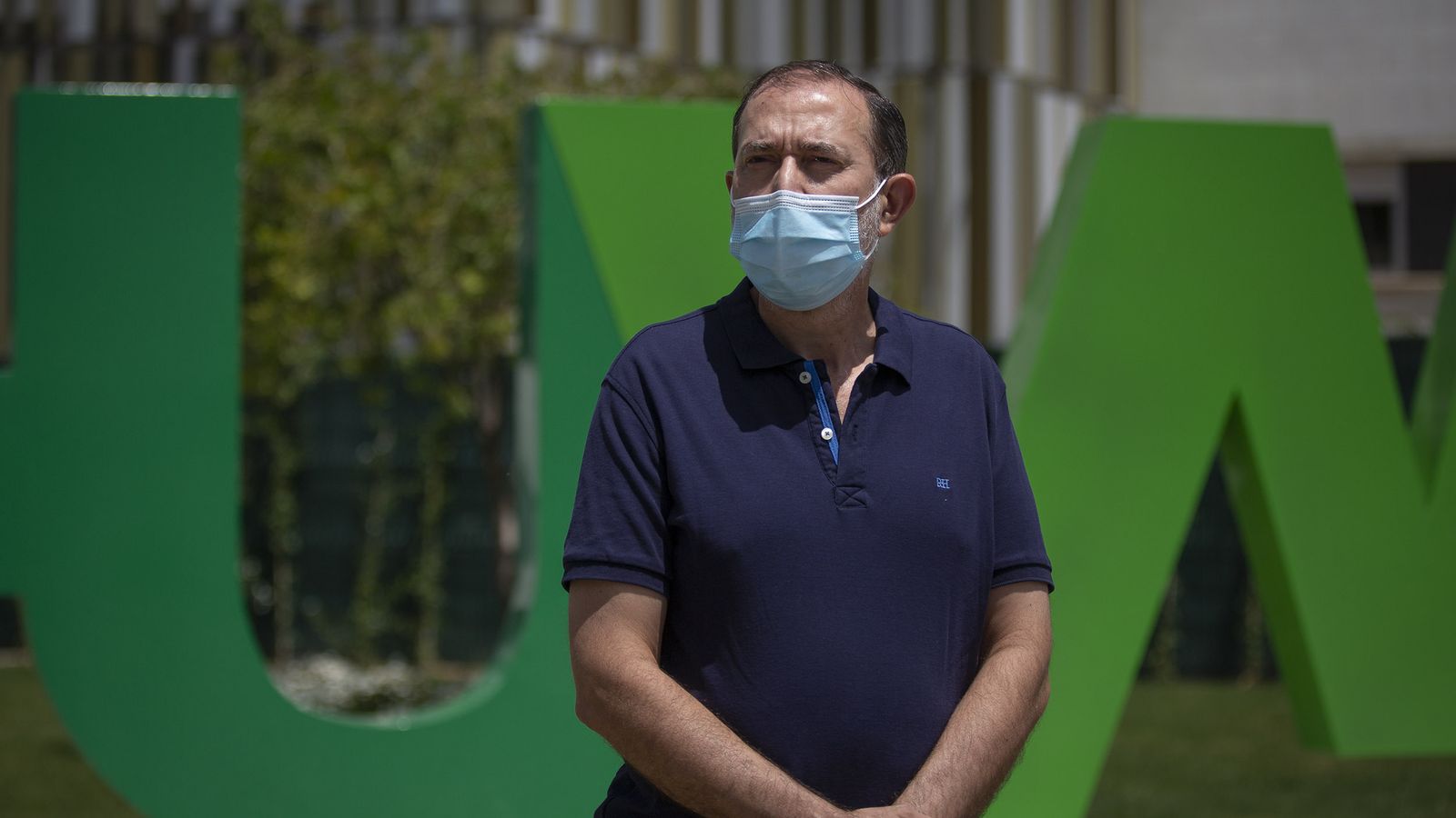 José Antonio Roldán, trasplantado de córnea el pasado octubre.