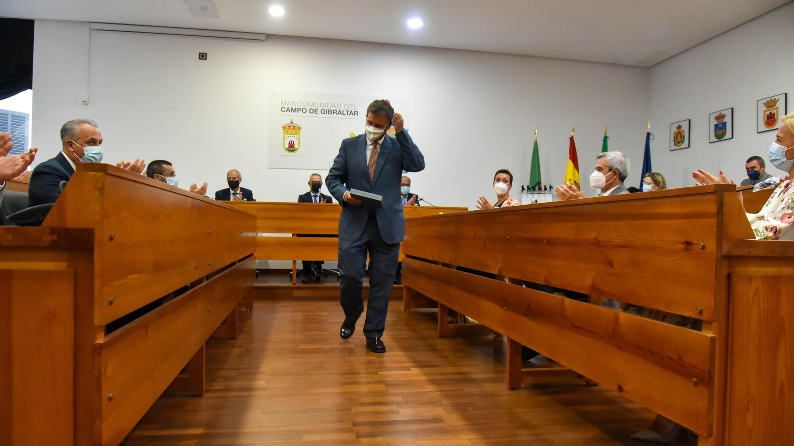 Las fotos de la entrega de la medalla de la Mancomunidad