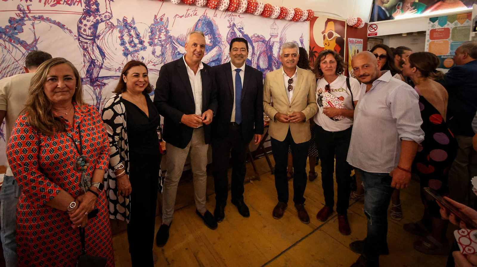 Inauguración de la caseta de Canal Sur en la Feria de Jerez