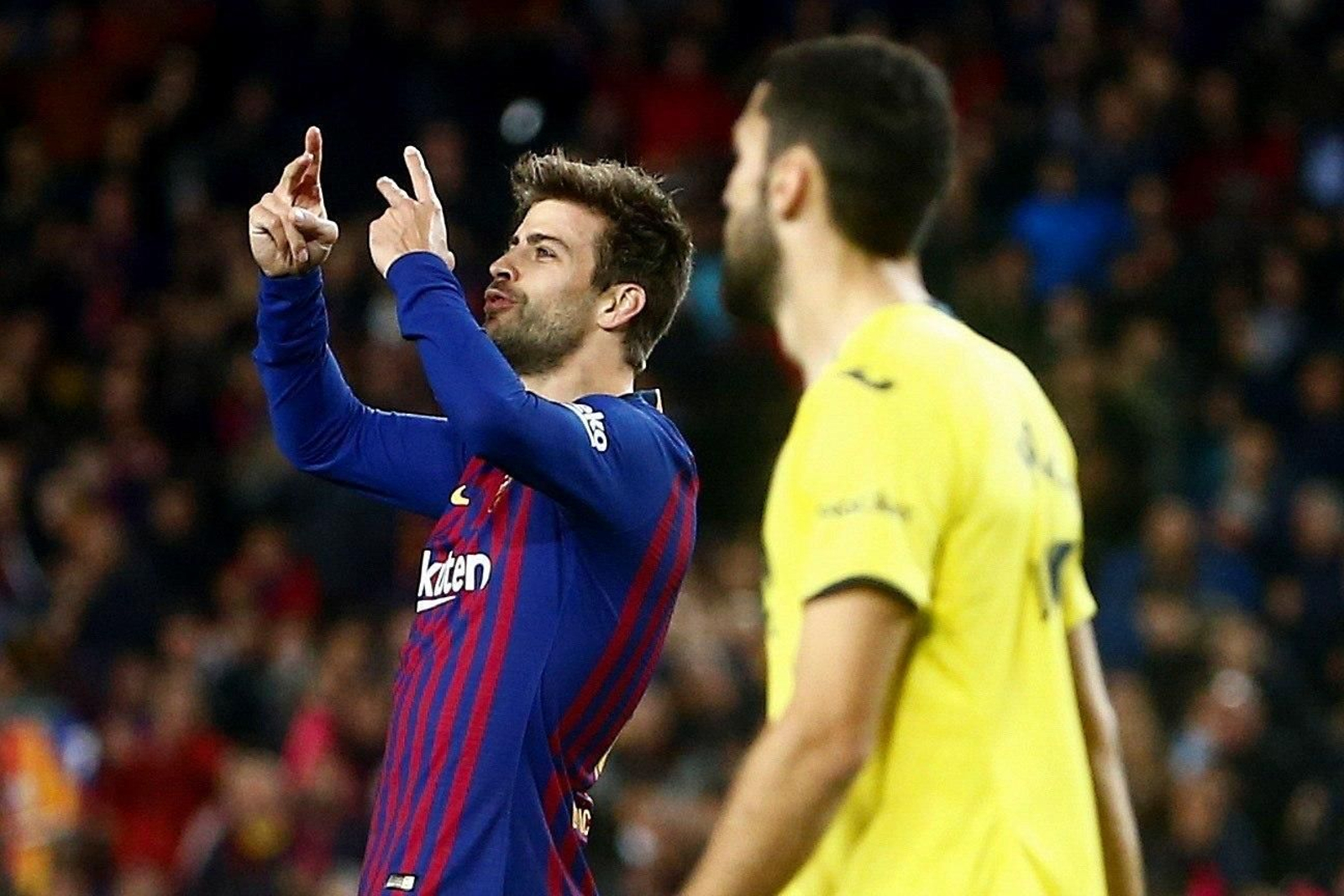 Las imágenes del Barcelona-Villarreal