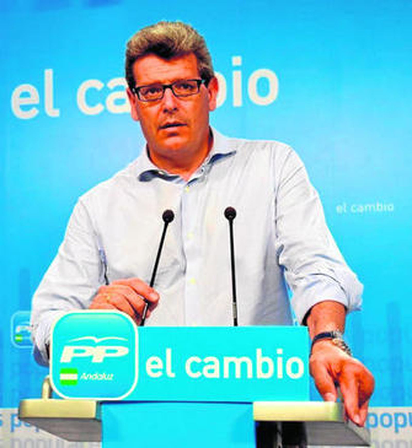 El vicesecretario general del PP-A, Ricardo Tarno, en una imagen de archivo.