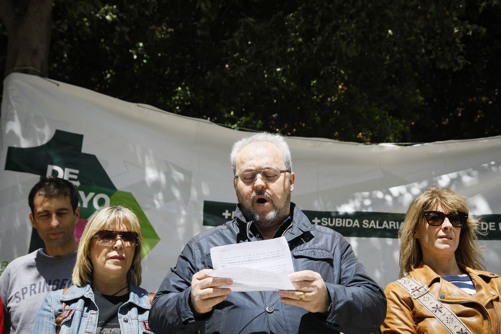 Las imágenes del CSIF en la celebración del Día del Trabajador en Almería
