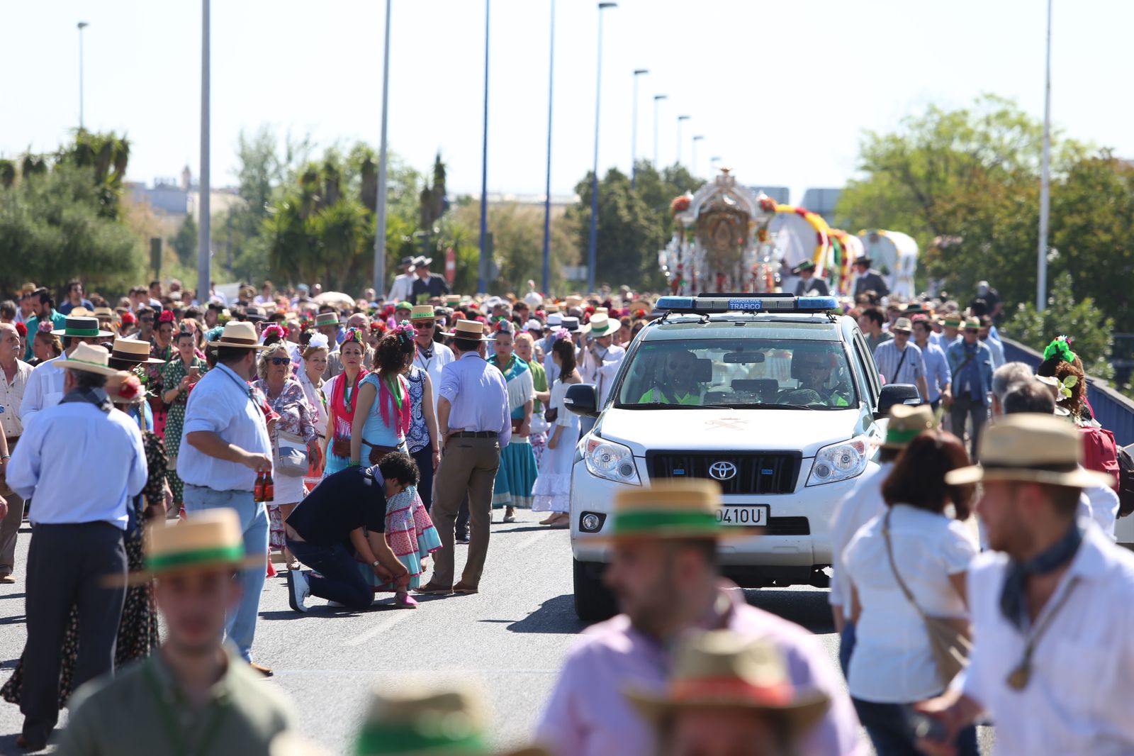 Salida de la Hermandad del Rocío de Triana