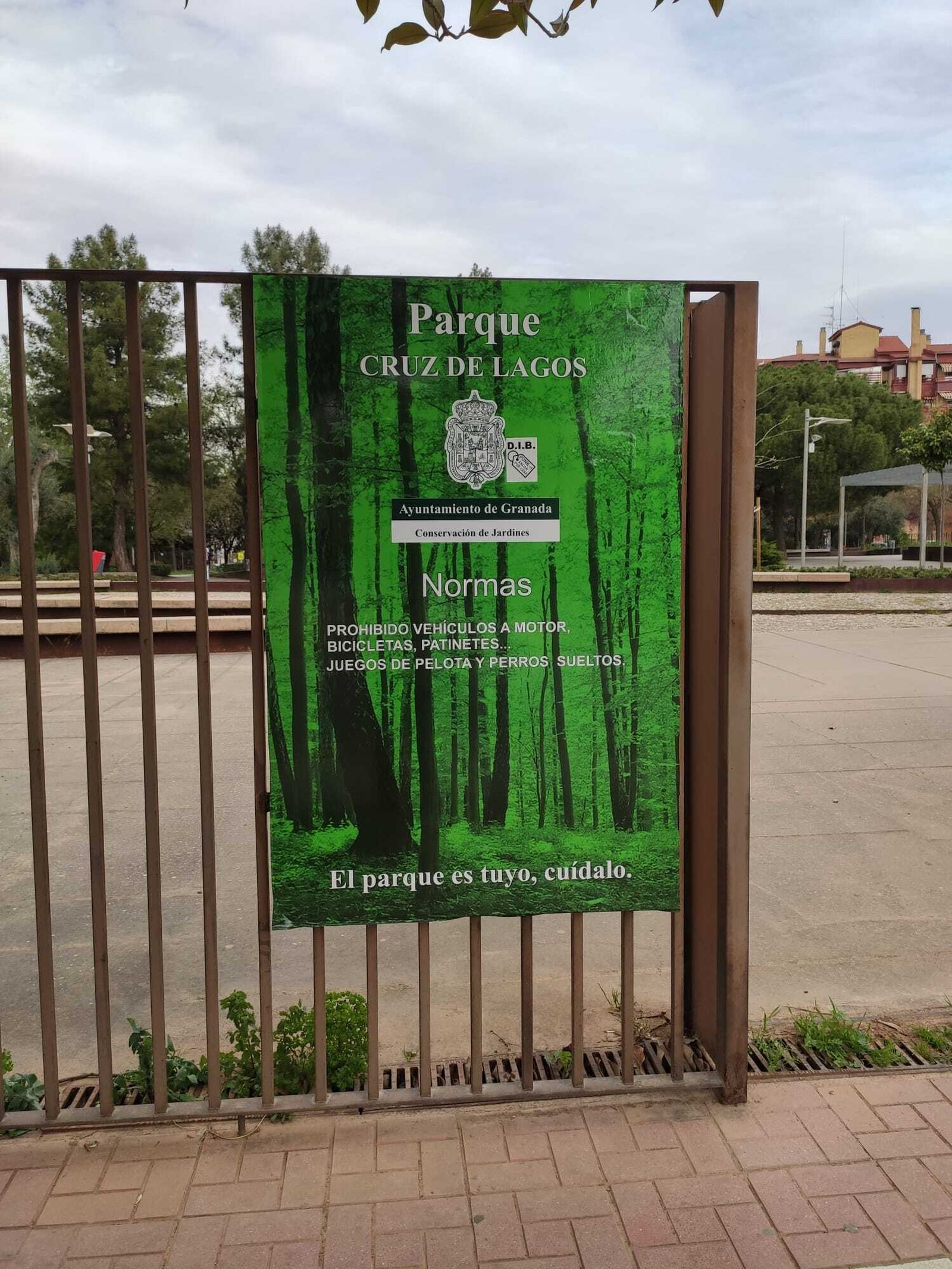 Se está cambiando la señalización por otra nueva.