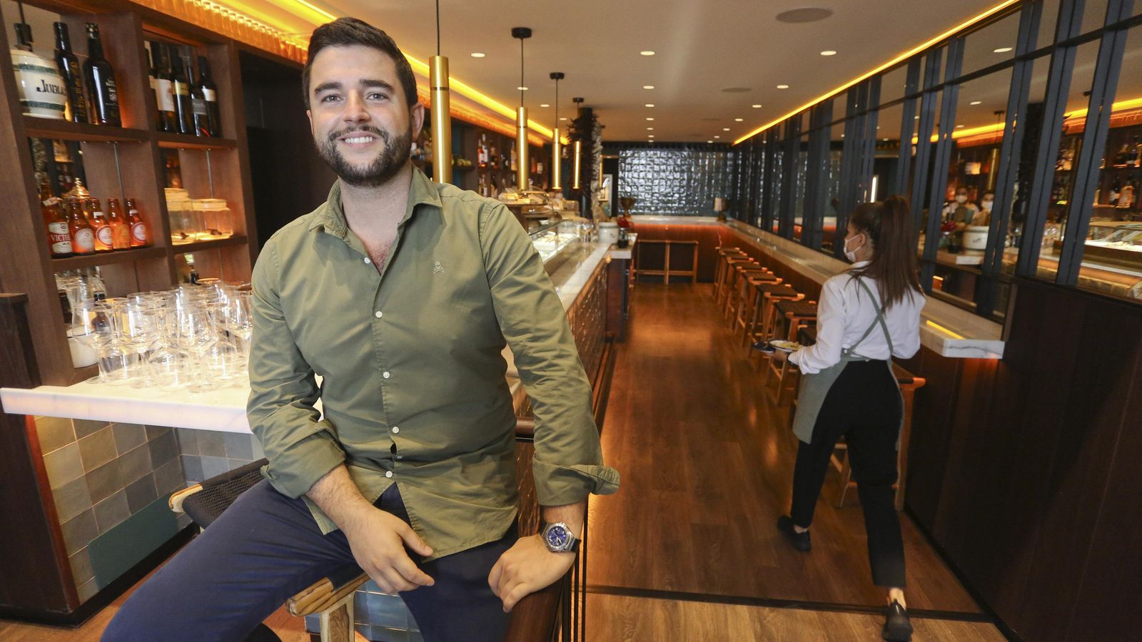 Pablo Gonzalo, socio de Antonio Banderas, en uno de los restaurantes. Pablo Gonzalo, socio de Antonio Banderas, en uno de los restaurantes.