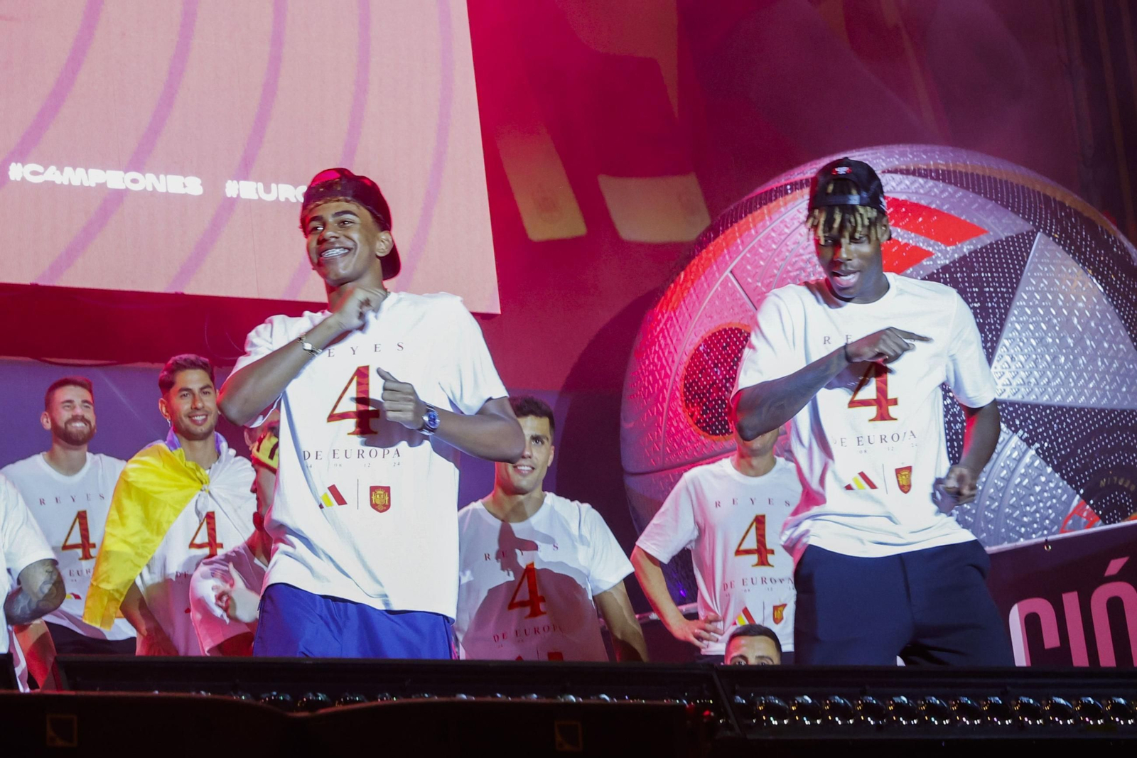Las fotos de la celebración de España como campeona de la Eurocopa en Madrid