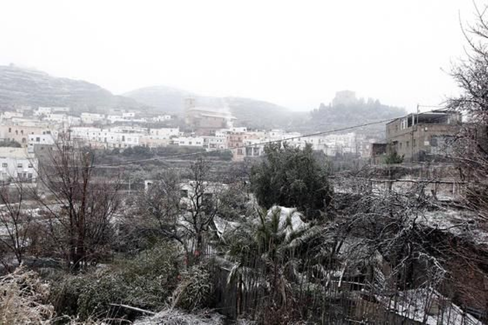 Paisaje nevado en Almería.

Foto: Joly Digital