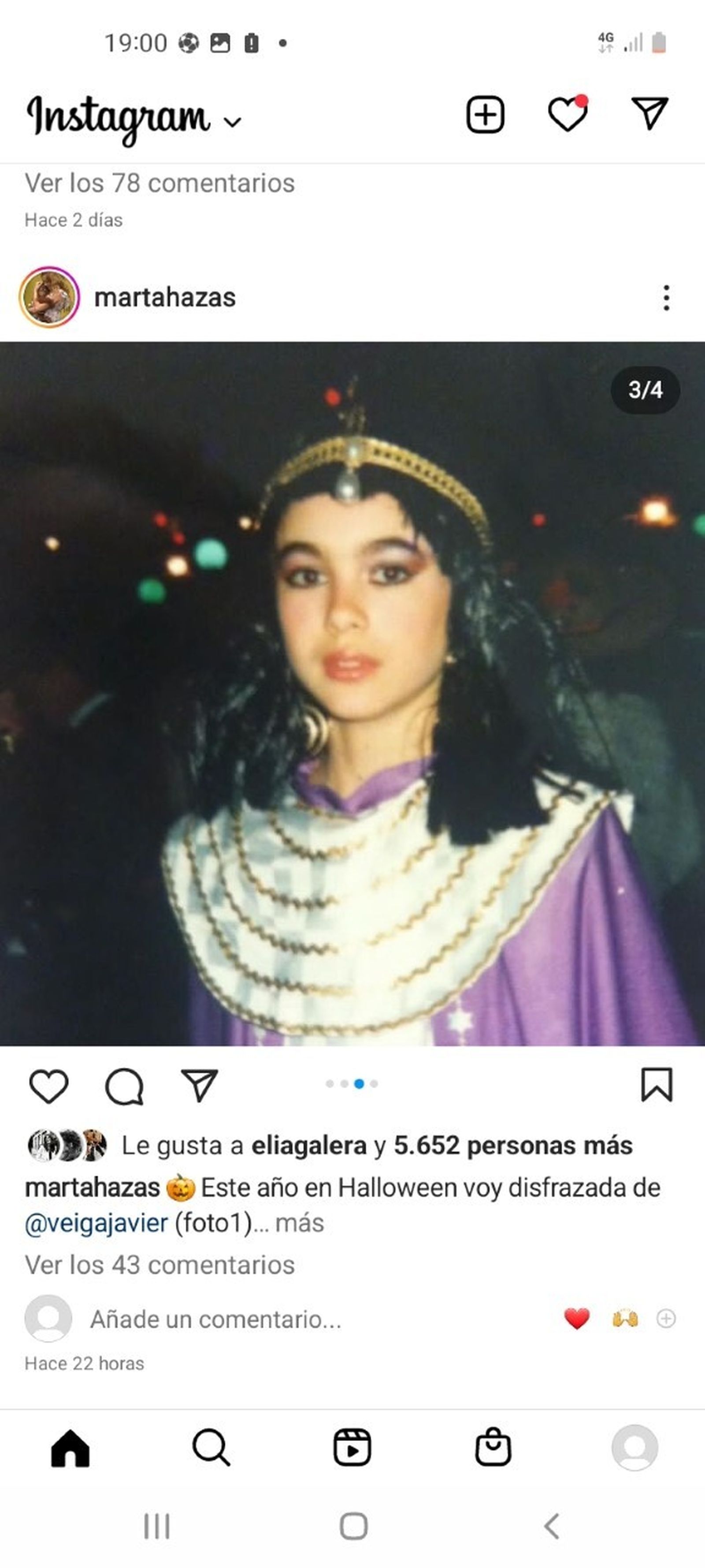 Esta chica es del norte y podría ser la egipcia de una cabalgata de Reyes. O de un Carnaval.