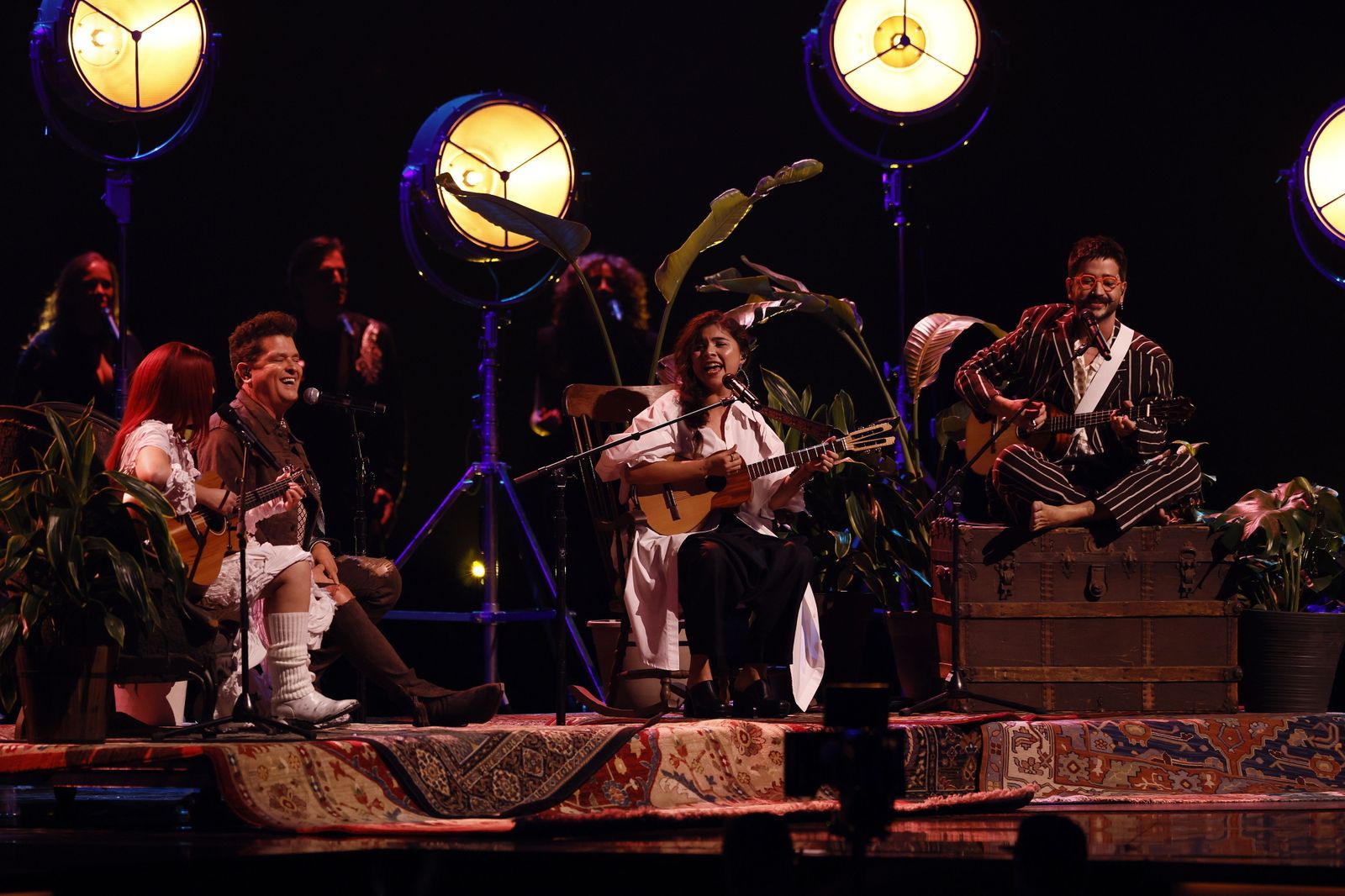 La alfombra roja de los Grammy latinos