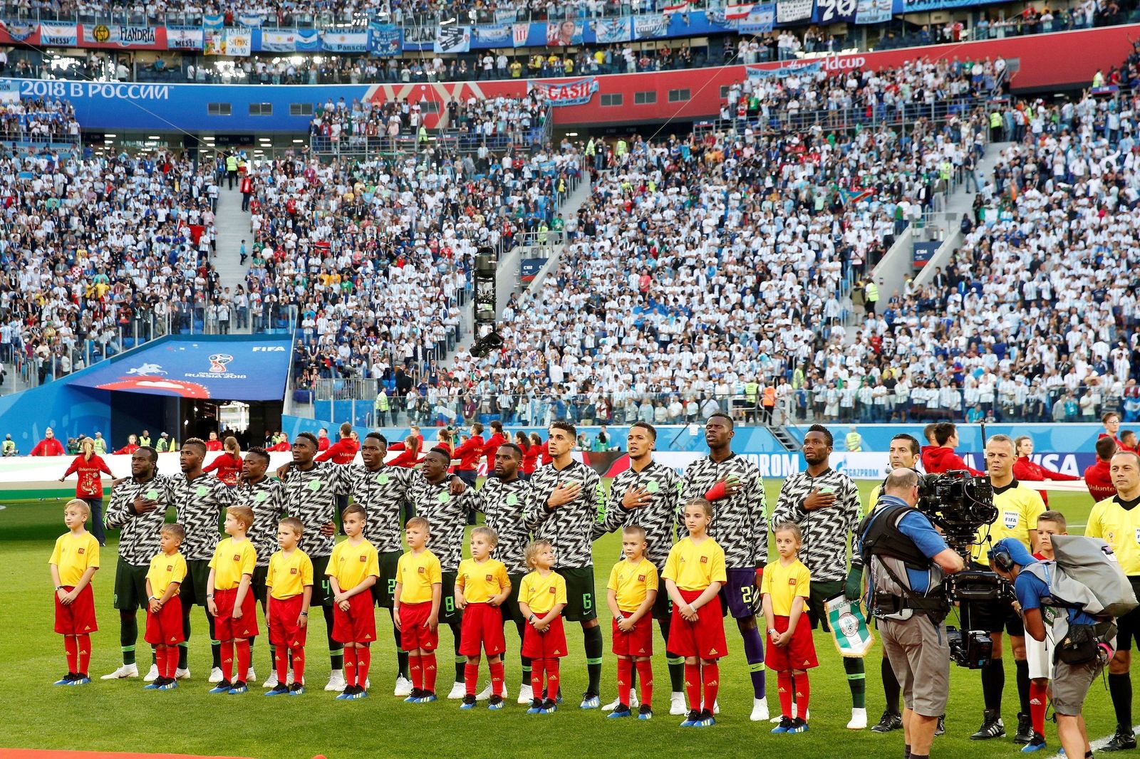 Las imágenes del Nigeria-Argentina