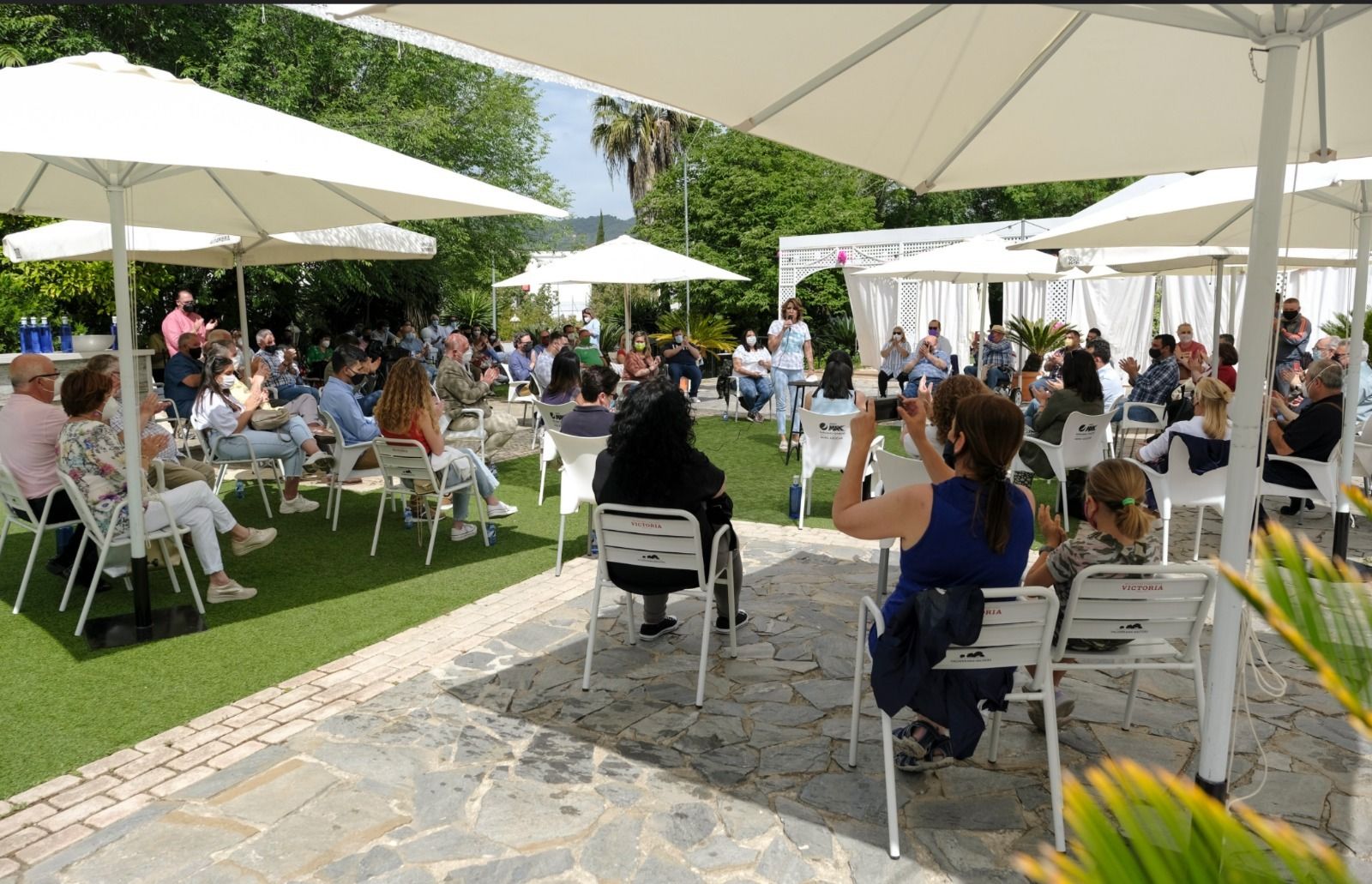 Acto de Susana Díaz en Córdoba capital en una imagen de archivo.