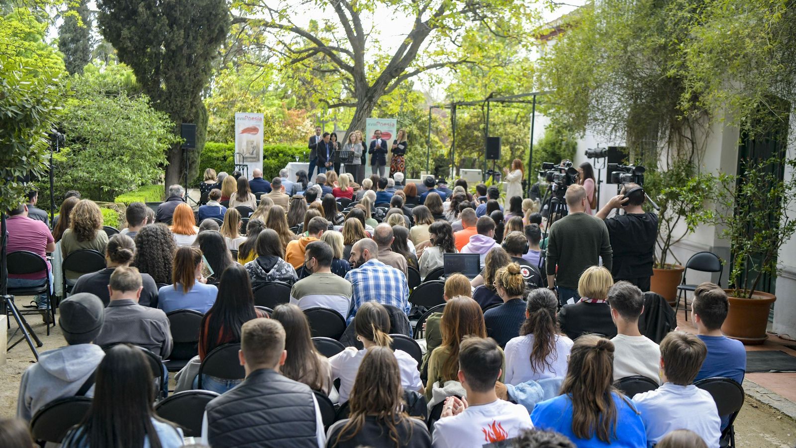 Imagen de una de las inauguraciones del Festival Internacional de Poesía. Imagen de una de las inauguraciones del Festival Internacional de Poesía.