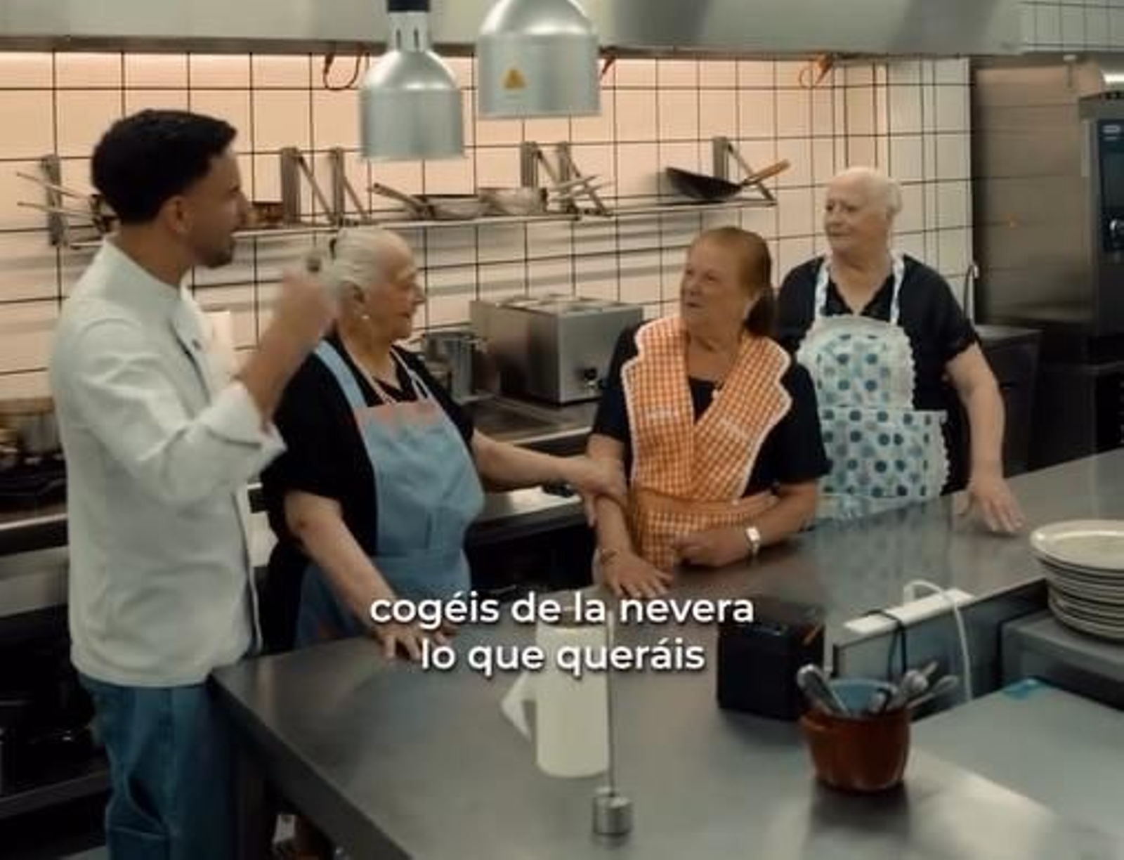 Una imagen del vídeo. Una imagen del vídeo.