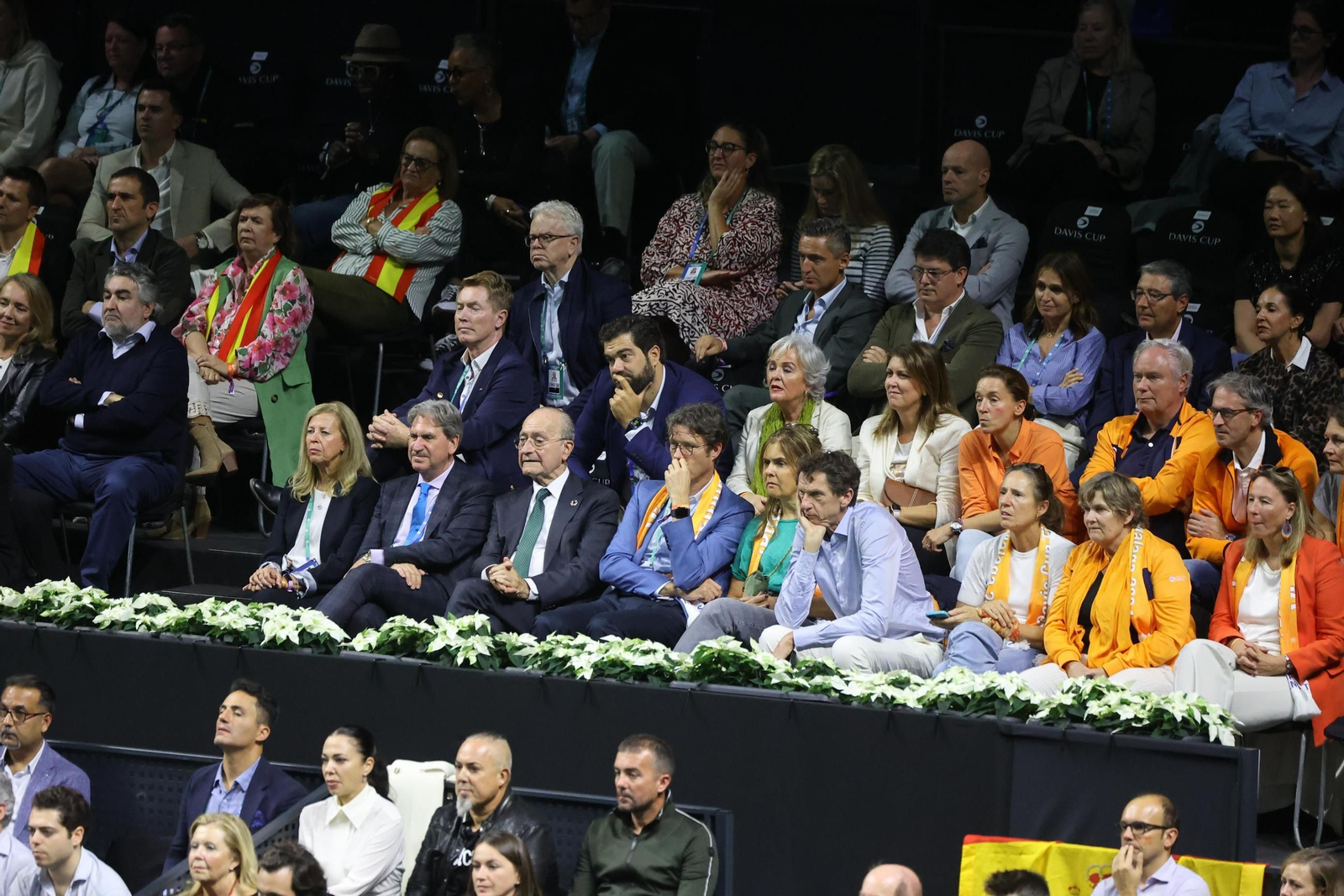 Búscate en las gradas del Carpena en la Copa Davis de Málaga
