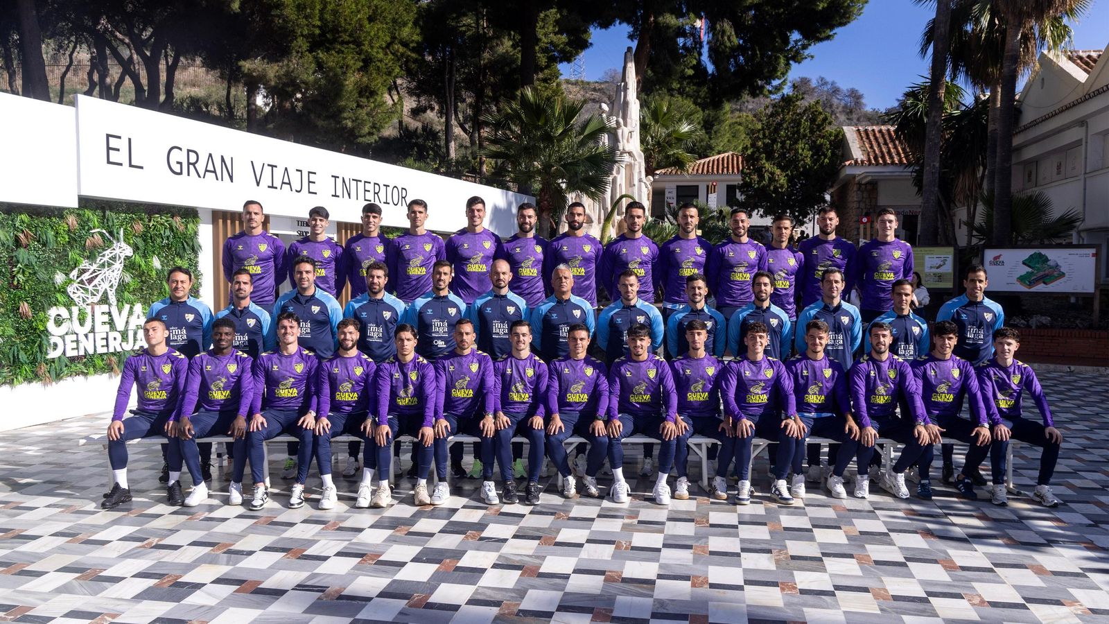 El Málaga, en la Cueva de Nerja.