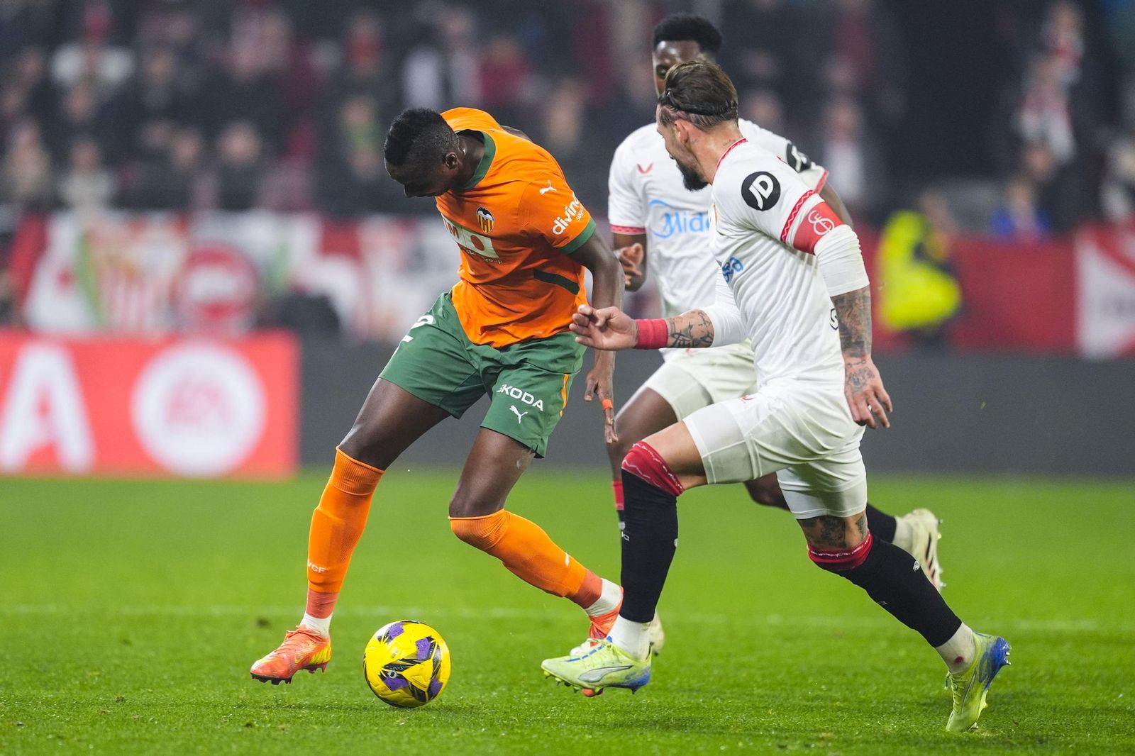 Las mejores imágenes del partido Sevilla - Valencia