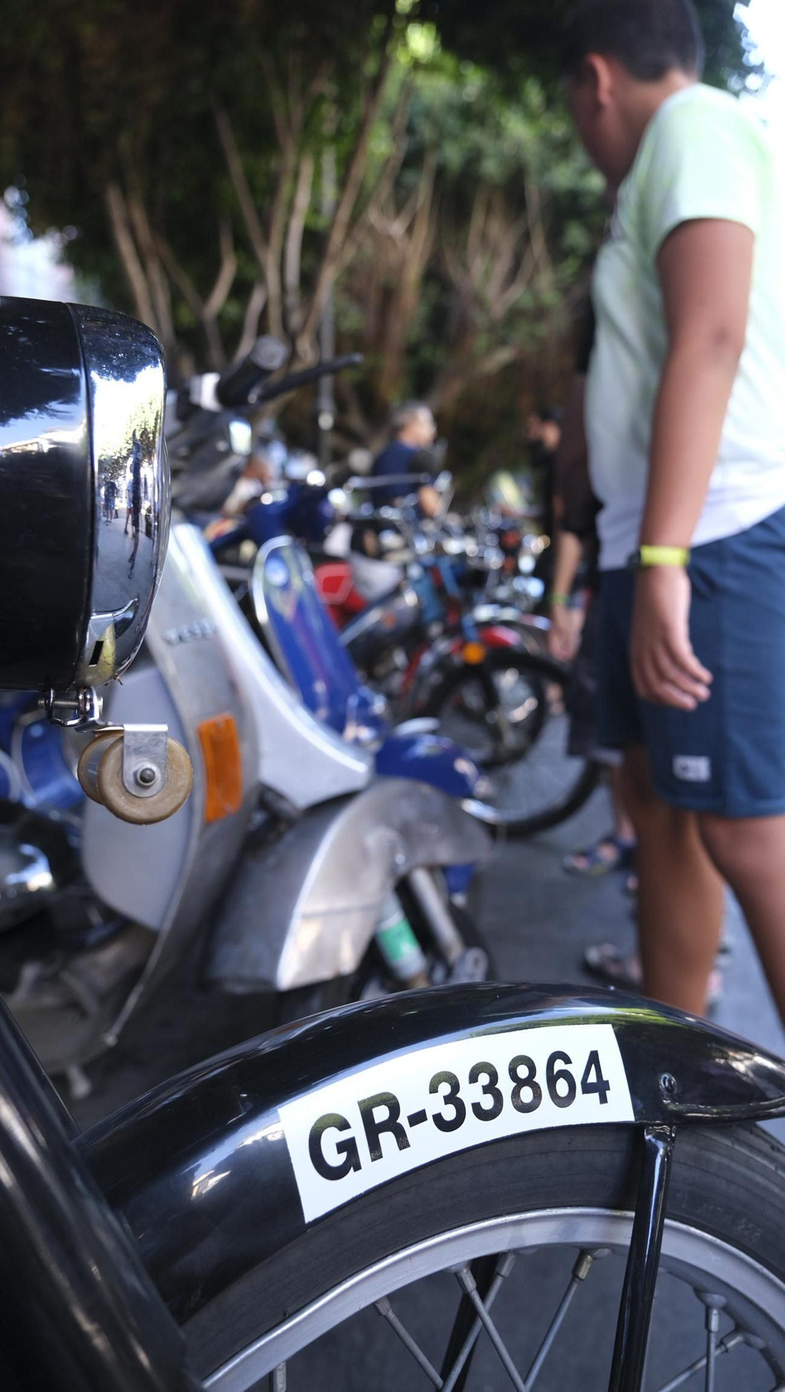 Las motos antiguas dan brillo a la Feria de Almería